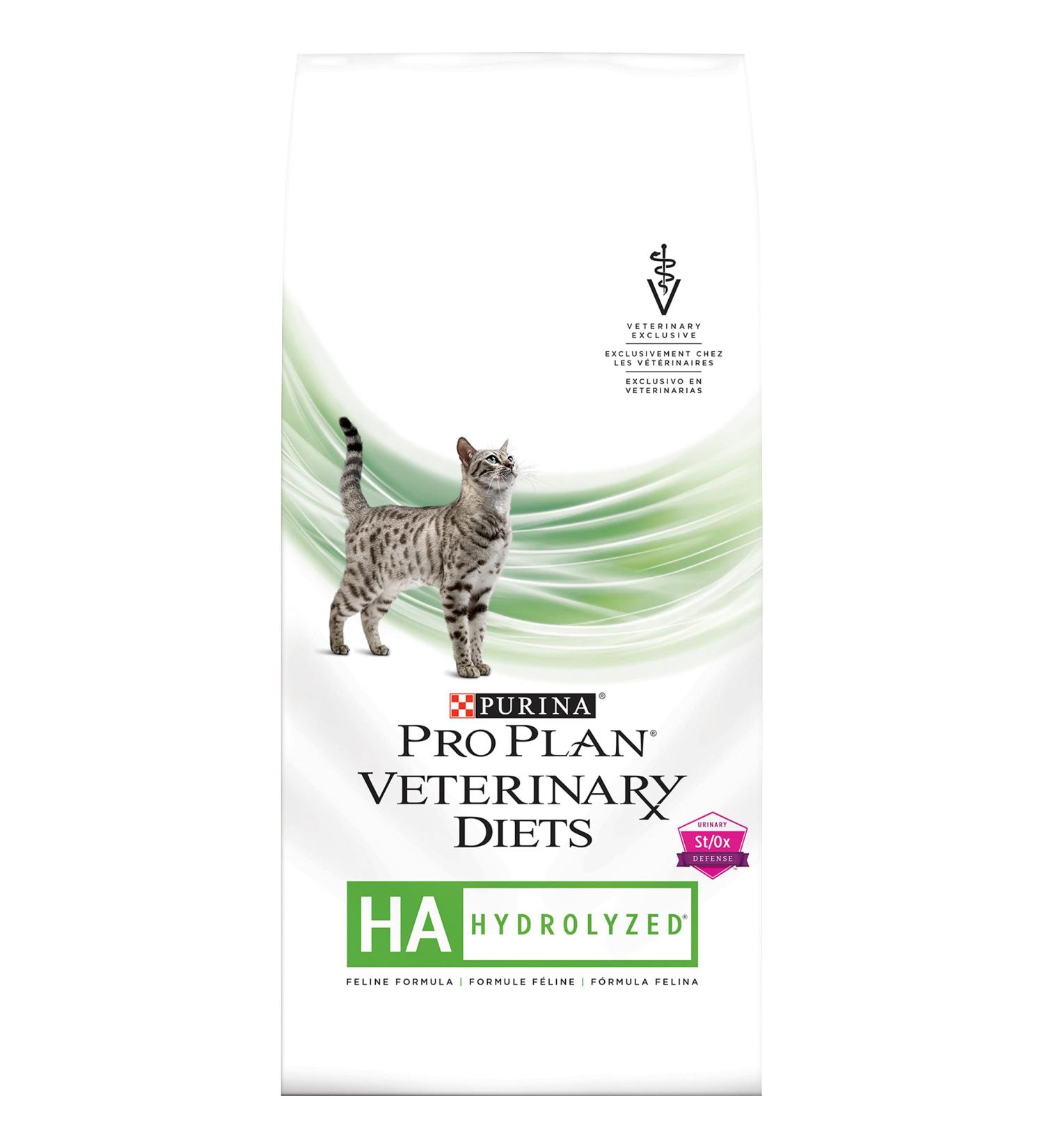 Purina Pro Plan HA Hydrolyzed Feline Formula Dry Cat Food - 4 lb Bag - Buy Online on GoSupps.com