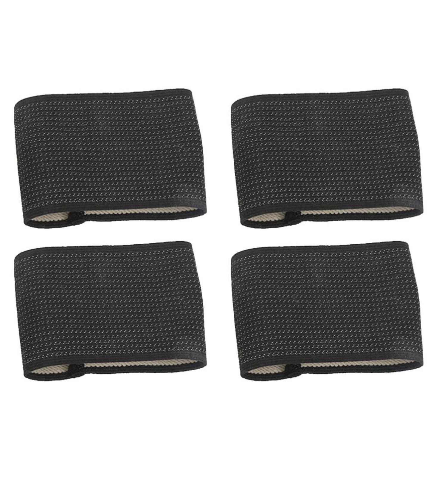 2 Pair Gel Insoles for Fallen Arches - Plantar Support Foot Inserts & Arch Wrap Sleeves - Comfort & Pain Relief - Black - Buy Online on GoSupps.com