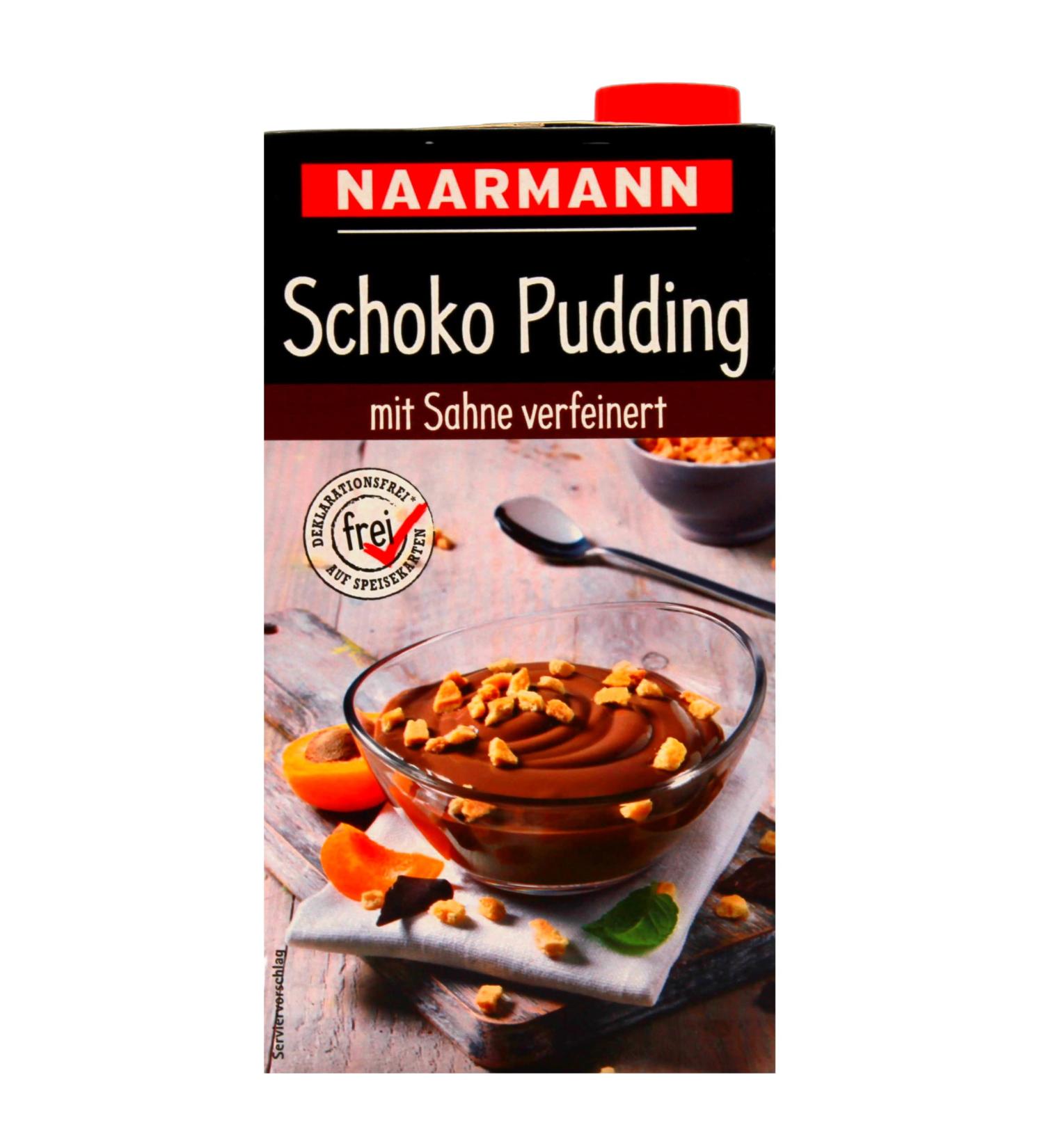 Naarmann Chocolate Pudding with Cream 6 x 1 kg Pack | Premium International Shipping - Buy Online on GoSupps.com