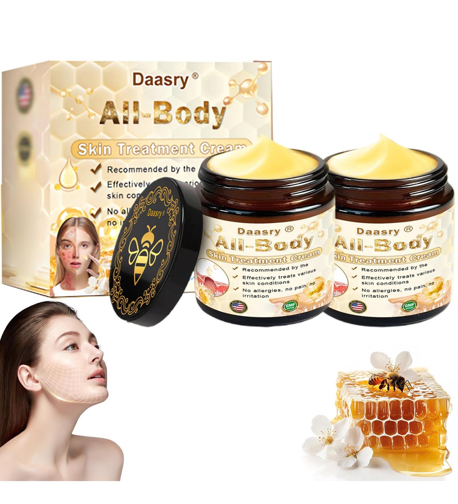 All Body Skin Treatment Cream Bee Venom Skin Treatment Cream Bee Venom All-in-One Cream-50g for All Skin Types (2 Bottle) - Buy Online on GoSupps.com