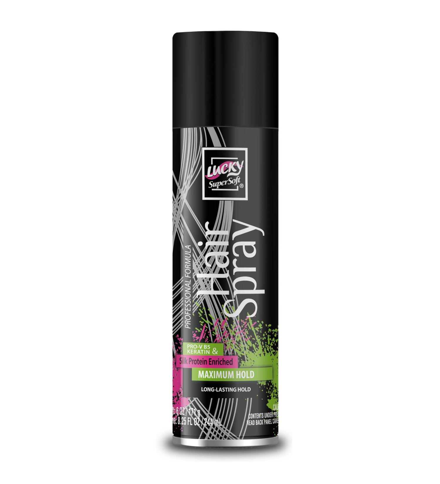 Lucky Super Soft Maximum Hold Hair Spray 8.25 Fluid Ounce
