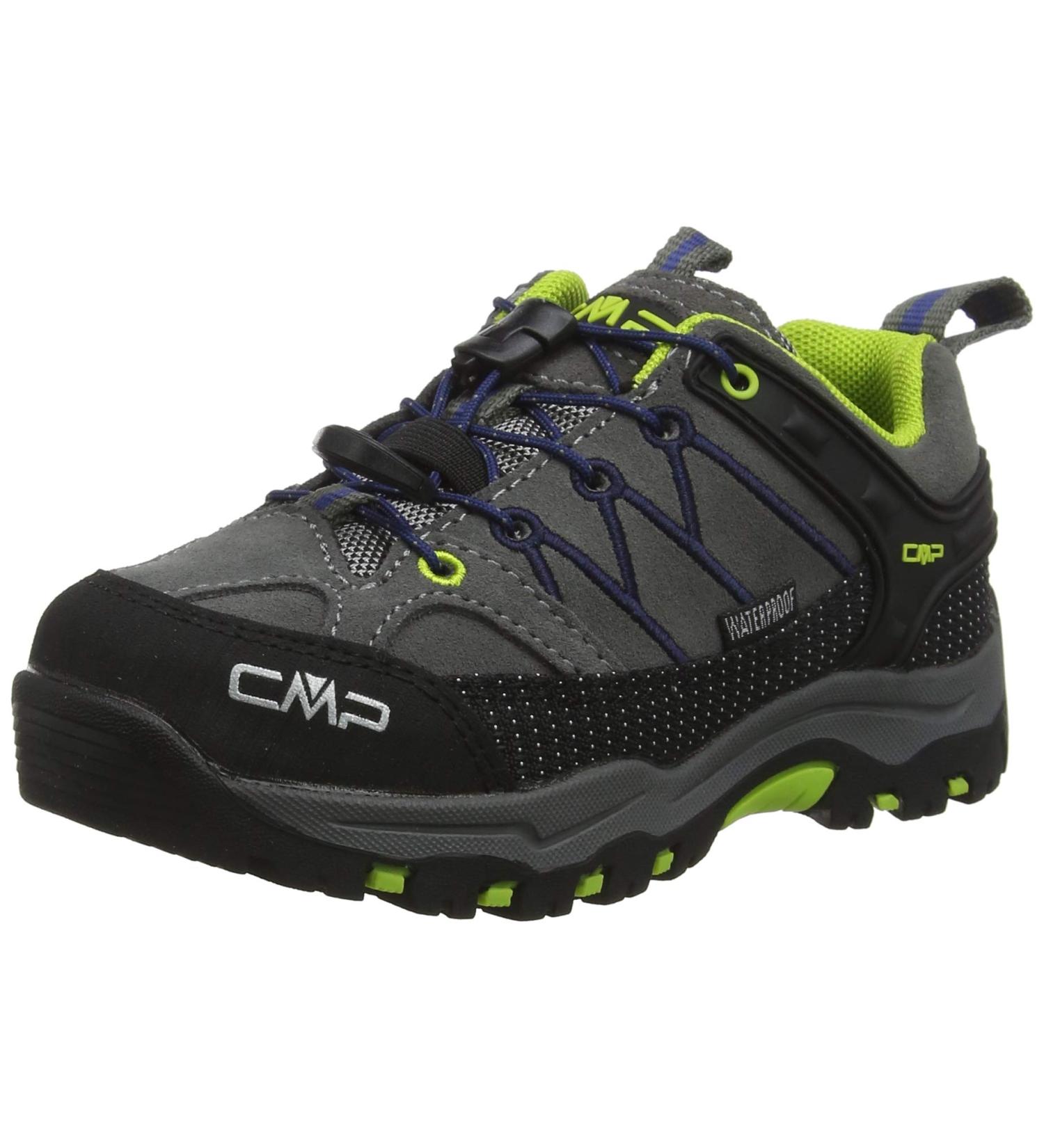 CMP Unisex Children's Rigel Low Shoes WP - Waterproof Trekking & Hiking Shoes for Kids Size 35 EU Grey Blue Graphite Marine - Buy Online on GoSupps.com