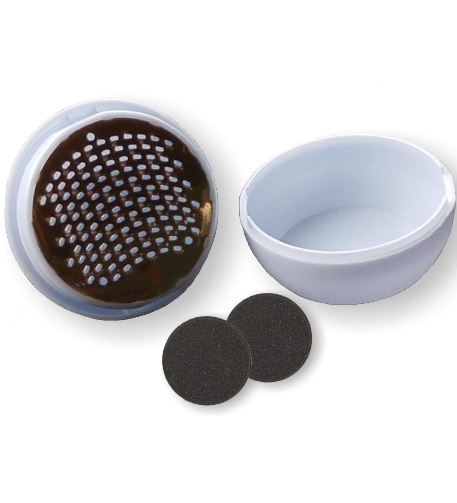 ootb Horn sucker made of plastic Pedicure Egg 6 cm on blister multi-coloured