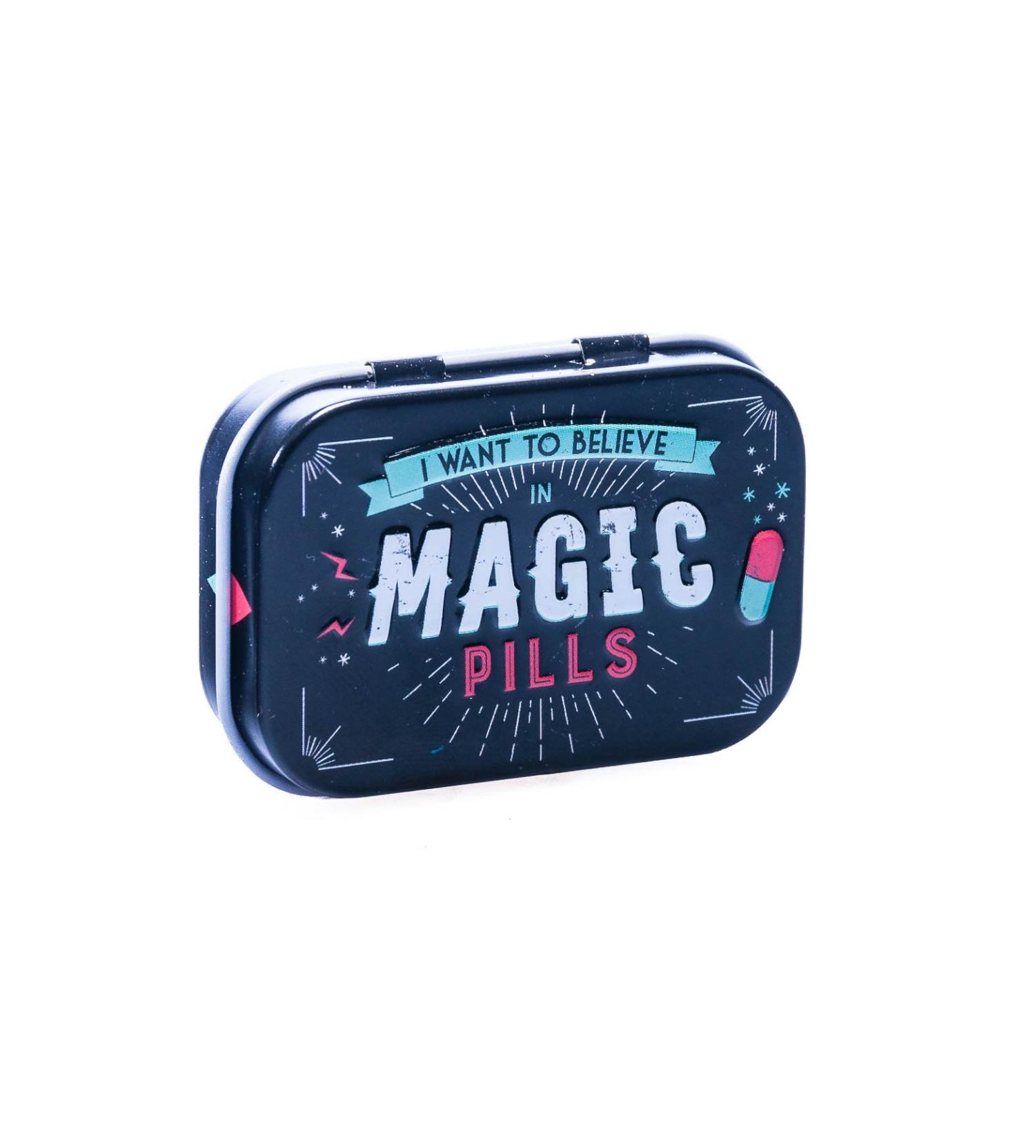 Nostalgic-Art Retro Pill Box - Vintage Design 4x6 cm Magic Pills with Peppermint Dragees | Perfect Gift for Nostalgia Fans - International Shipping Available - Buy Online on GoSupps.com