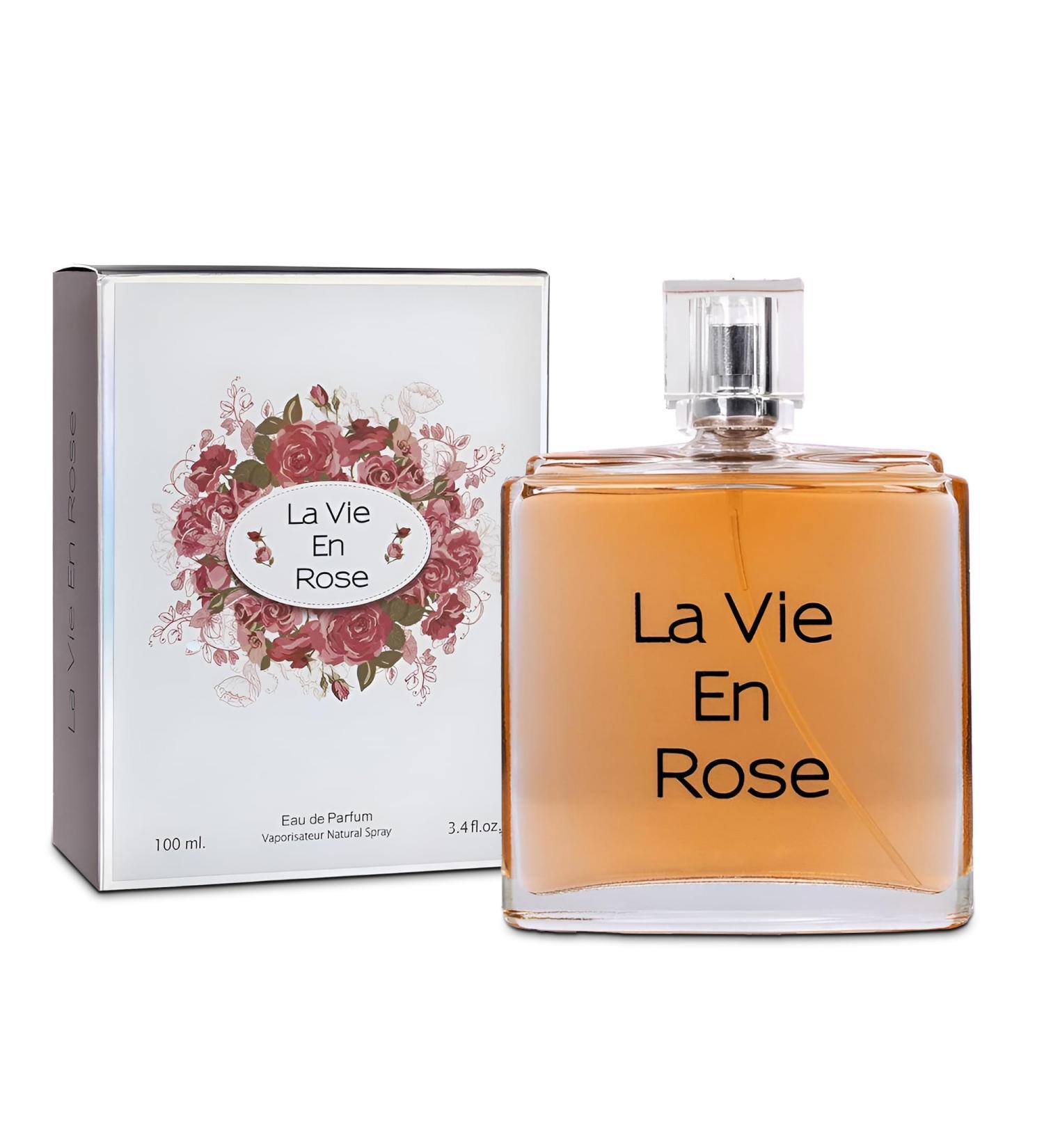 La Vie Rose Women Perfume Long Lasting Eau de Parfum Spray for Women Wonderful Gift Fragrance Daily Used for All Skin Types 3.4 Fluid Ounce La Vie Rose 3.4 Fl Oz (Pack of 1)