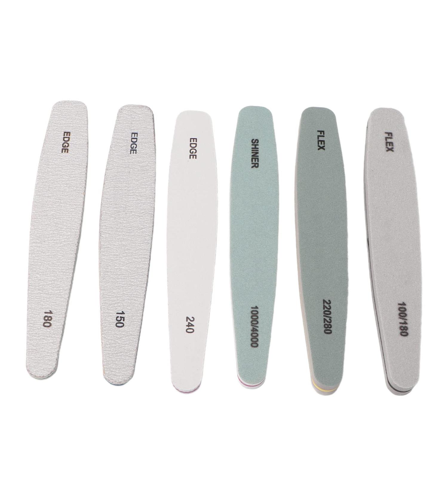 Nail Buffer File Tool Double Sided Curved Nail File for Salon - Buy Online on GoSupps.com