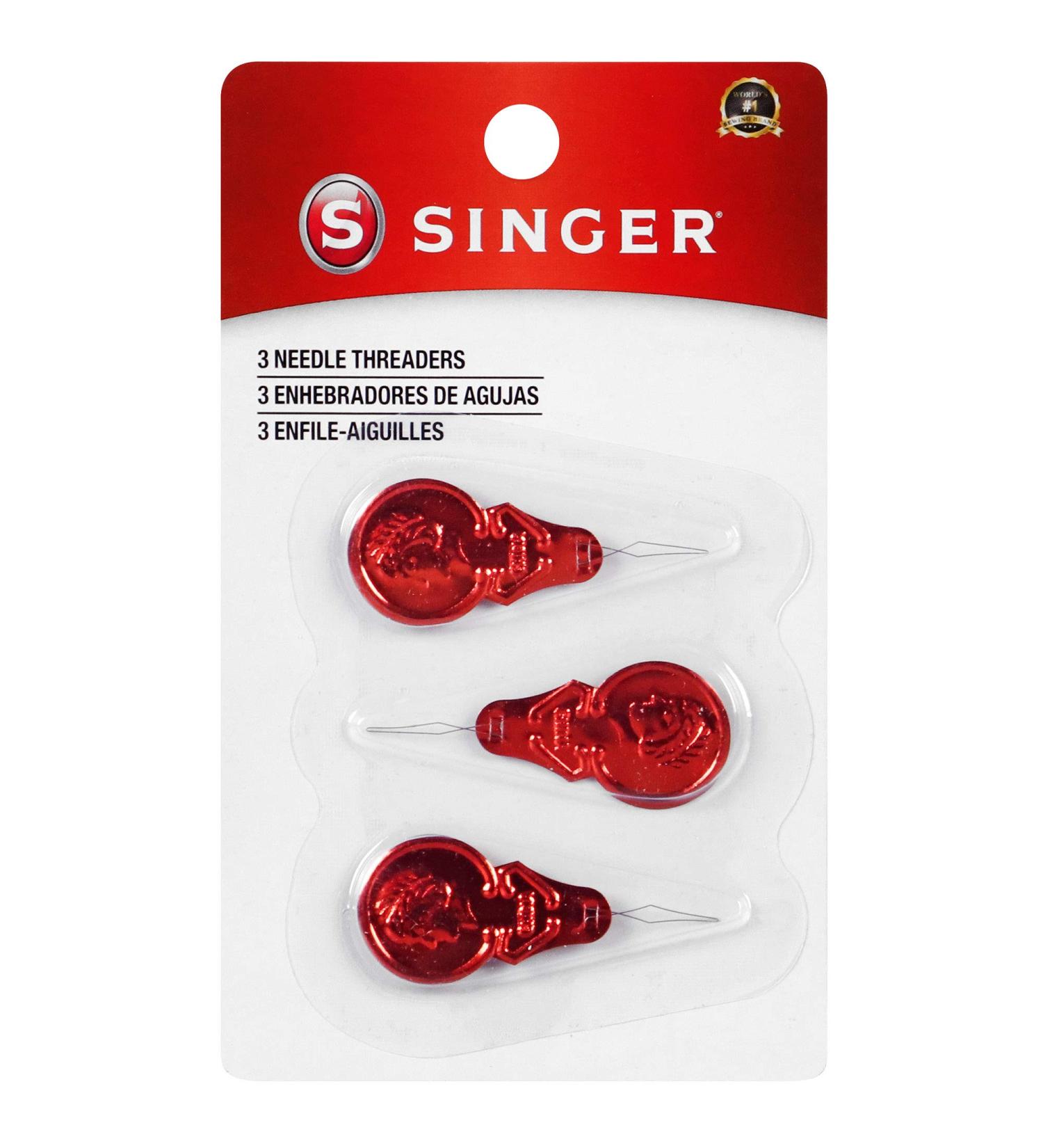 SINGER 00058 Metal Needle Threaders 3-Count - White - Pack of 1 - Buy Online on GoSupps.com