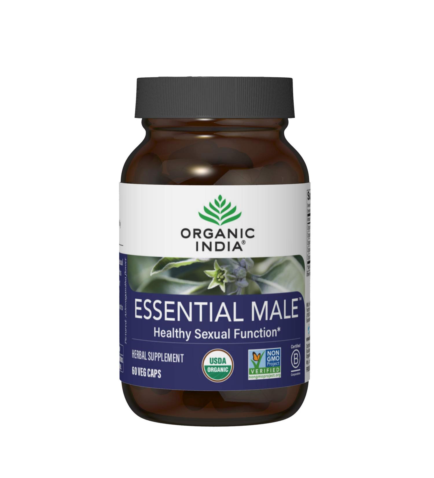 Organic India Essential Male Healthy Sexual Function 60 Veg Caps - Buy Online on GoSupps.com