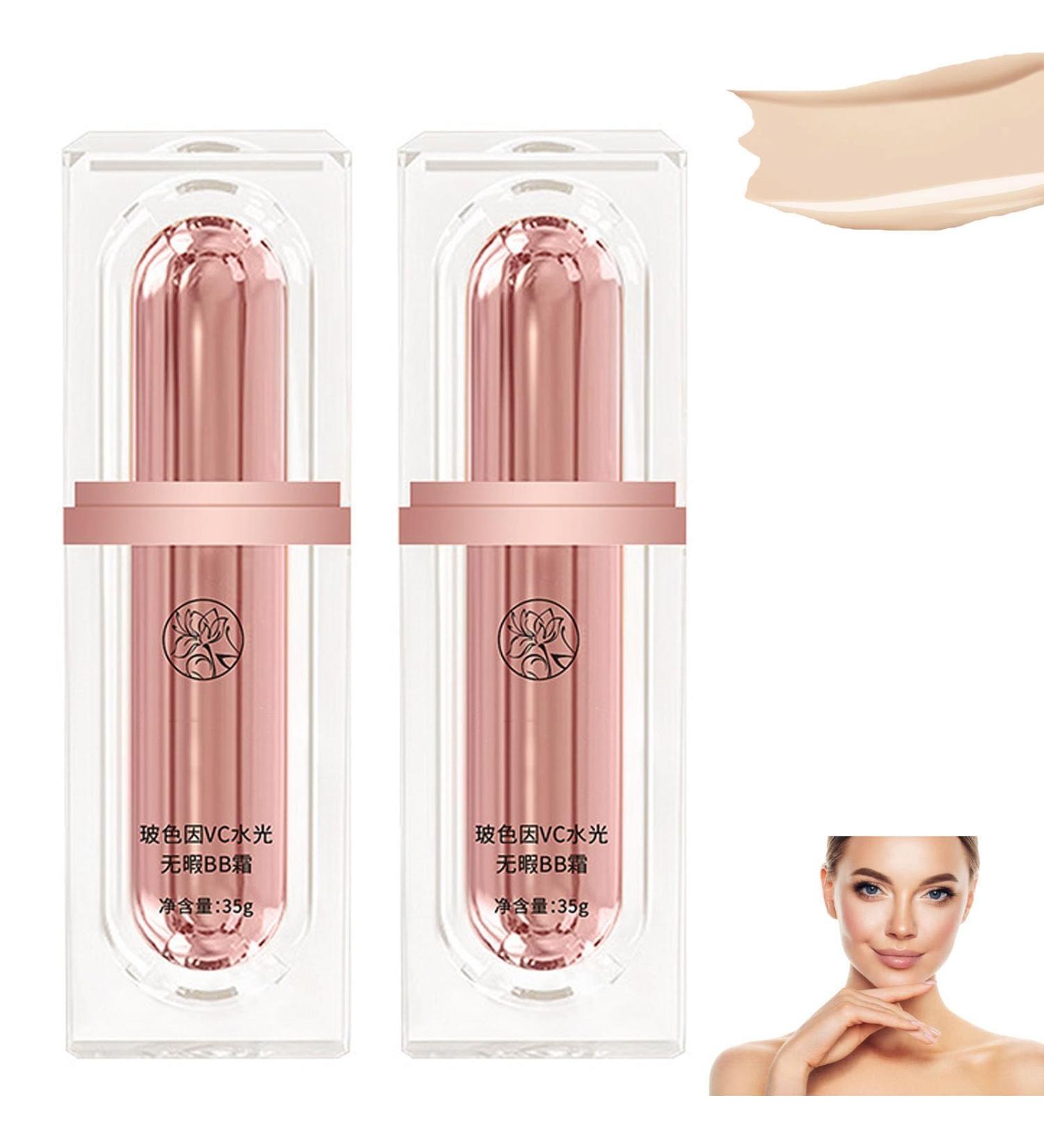 VC Flawless BB Cream VC Water Light Flawless BB Cream Multi-effect Peptide Moisturizing Liquid Foundation Hyaluronic Acid BB Cream Skincare BB Cream (#01+#02) - Buy Online on GoSupps.com