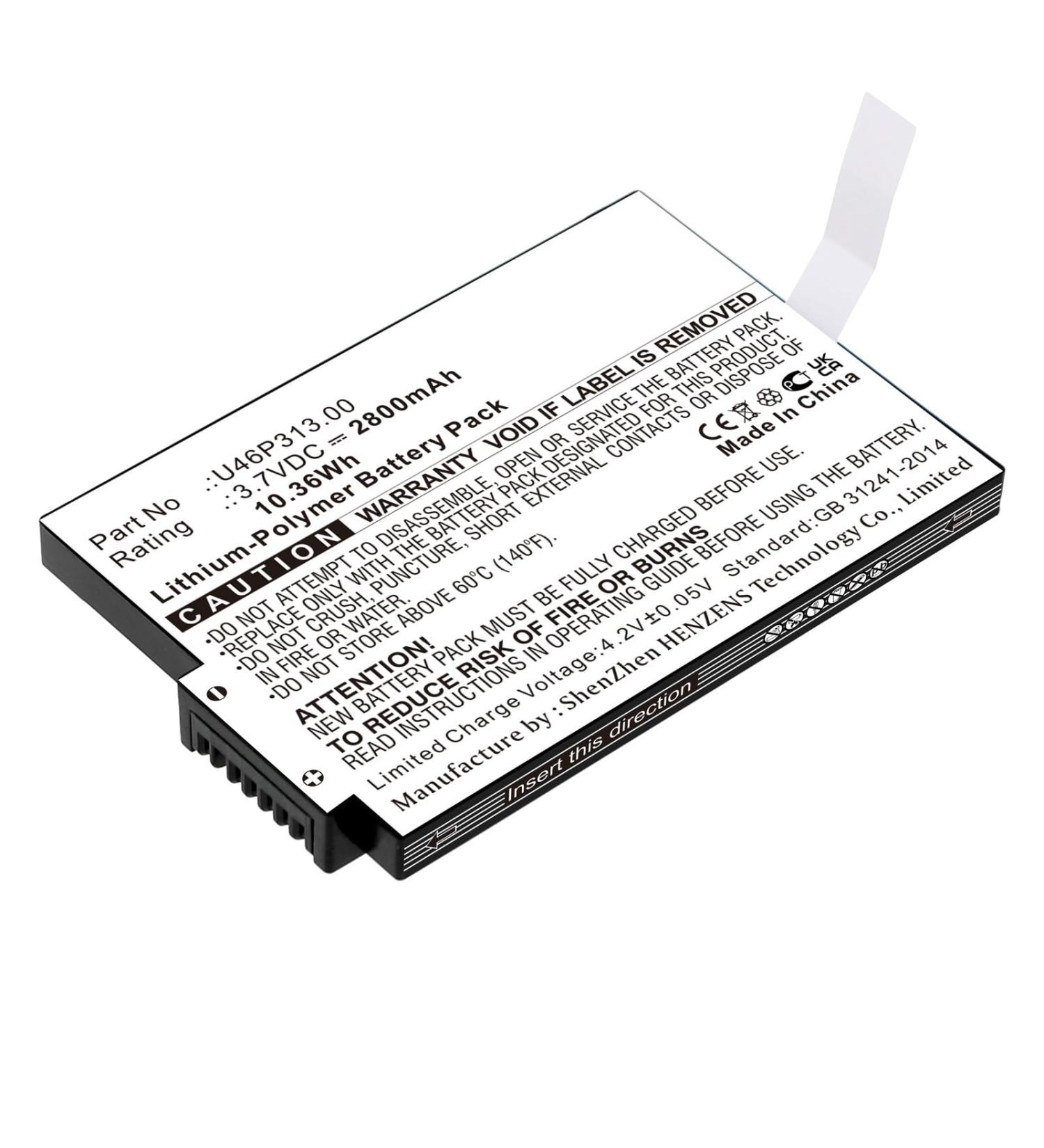 Buy Synergy Digital Emergency Lighting Battery for Technicolor U46P313.00 - 2800mAh Ultra High Capacity Replacement (Li-Pol 3.7V) - International Shipping Available - Buy Online on GoSupps.com