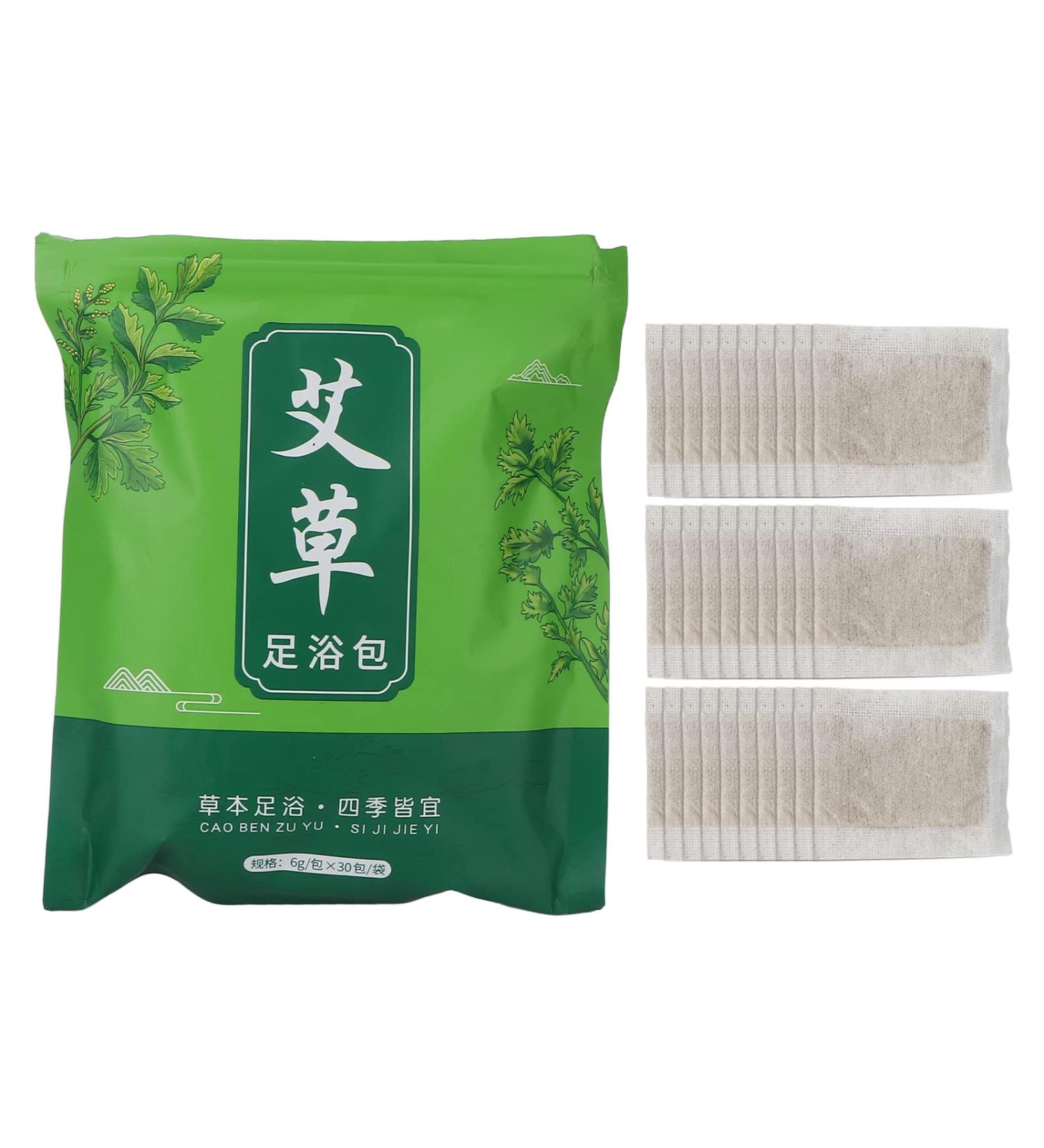 Wormwood Foot Soak 6g Pack Of 30 Foot Soak Wormwood Bags Herbal Foot Soak Foot Care Relaxation Pack Suitable For Many People - Buy Online on GoSupps.com