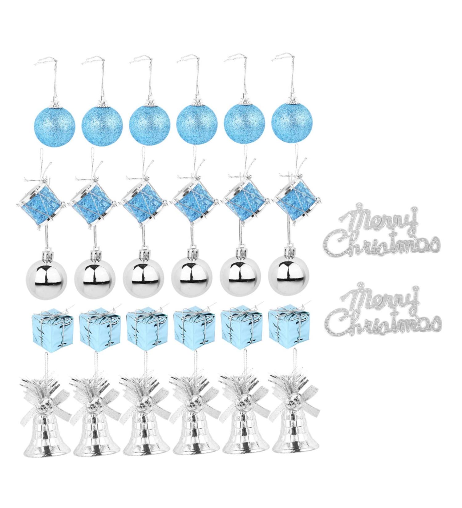 GRIRIW 1 Box/32pcs Christmas Balls red Decorations Christmas Tree Ball Ornaments Painting Ball Bulk Listing Red 4X4CM - Buy Online on GoSupps.com