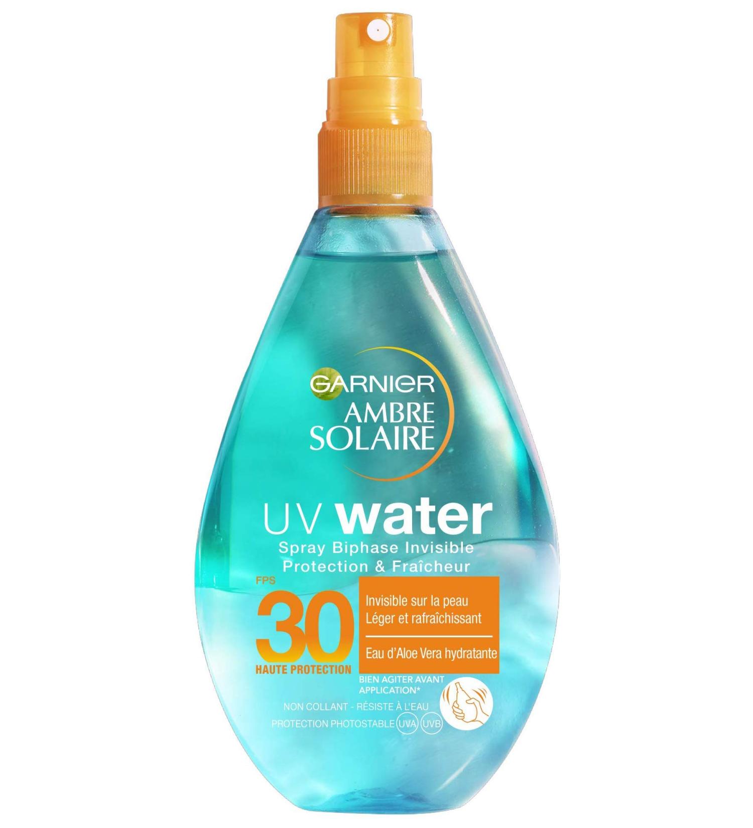Garnier Ambre Solaire Protective Water SPF 30 150 ml - Buy Online on GoSupps.com