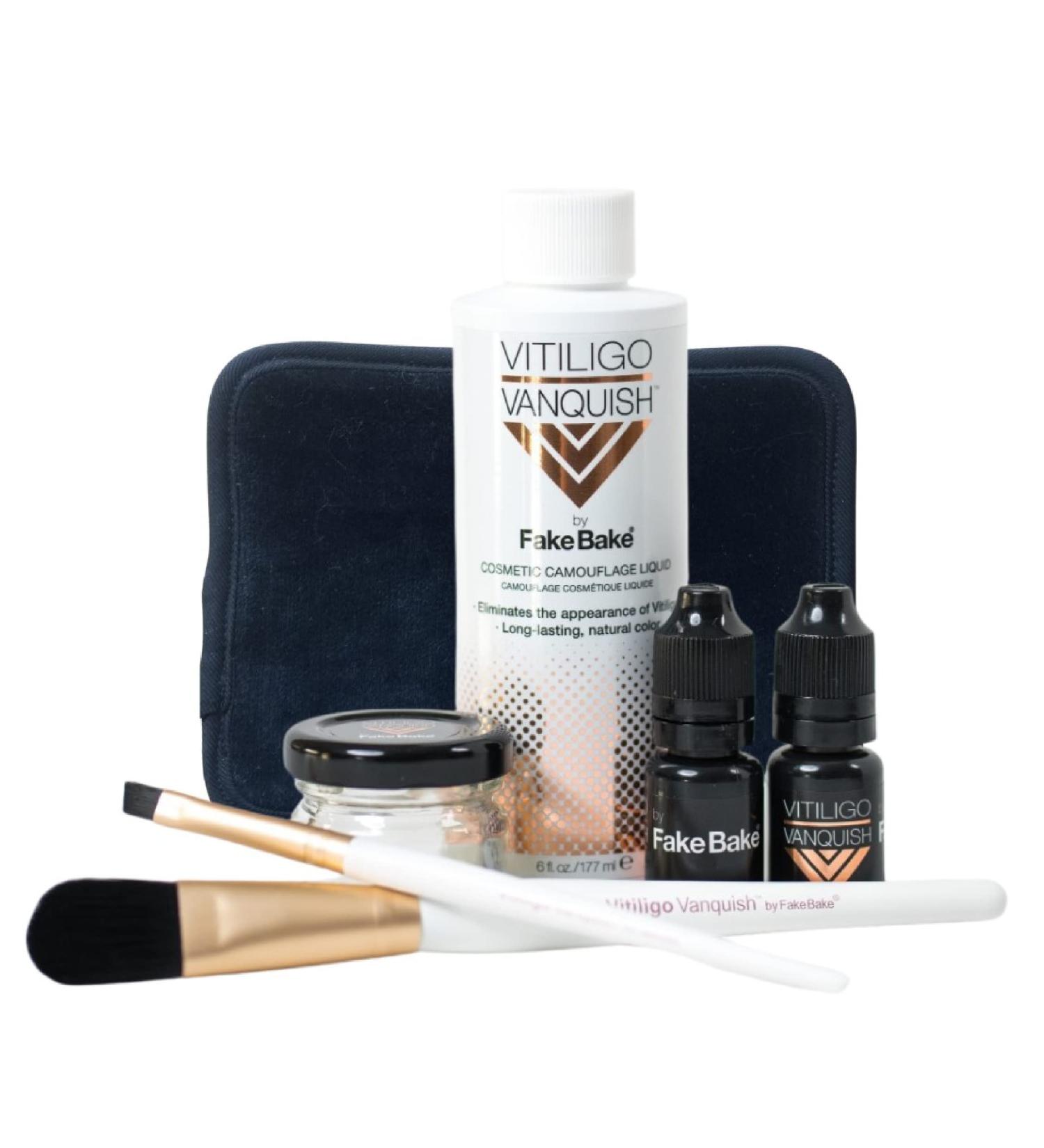 Fake Bake Vitiligo Vanquish Camouflage Kit - Long Lasting Concealer for Skin Depigmentation - Natural Color Customization for Women & Men - Buy Online on GoSupps.com