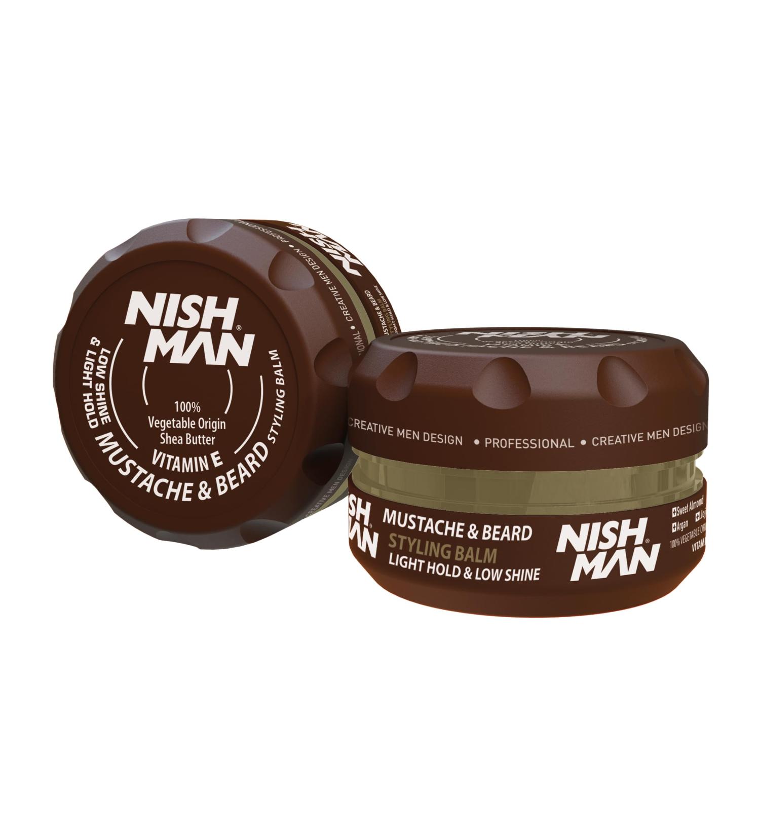 NISHMAN Mustache & Beard Balm Beard Wax 100ml