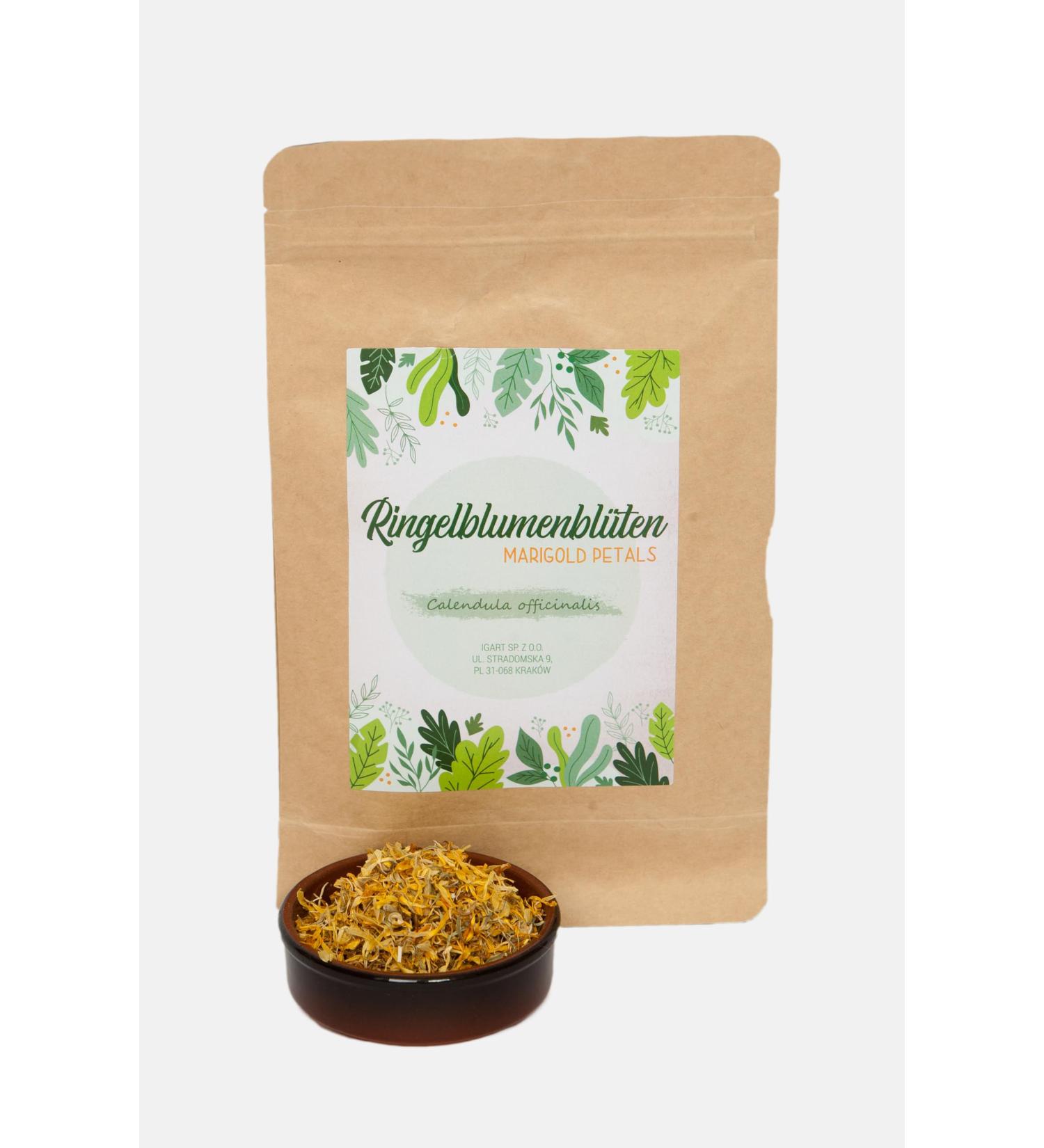 IGART Marigold 200g Marigold Blossoms Edible Tea Calendula Tea Orange Marigold Dried flowers Calendula Officinalis Herbal tea - Buy Online on GoSupps.com