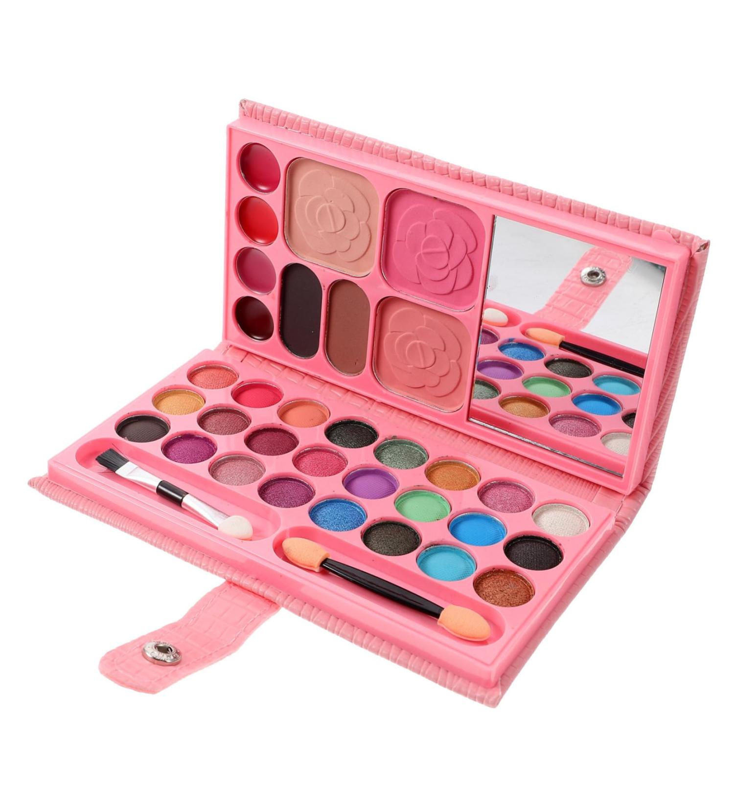Angoily 33 Makeup Palette Eyeshadow Pink Makeup Matte Blush Kids Eye Shadow Girl Child Blush Palette - Buy Online on GoSupps.com