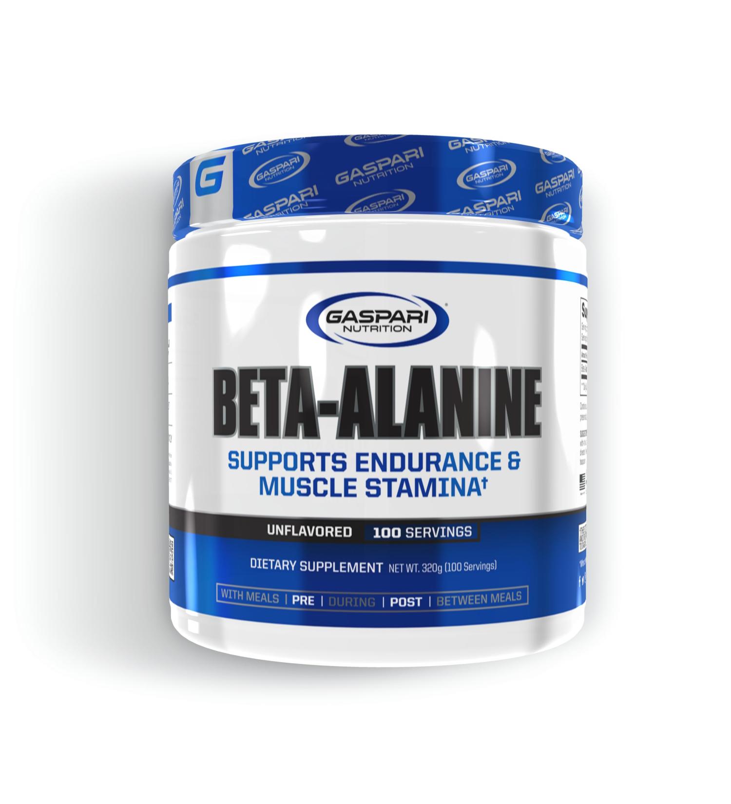 Gaspari Nutrition Beta-Alanine Supports Endurance and Muscle Stamina Delays Muscle Fatigue (100 Servings)