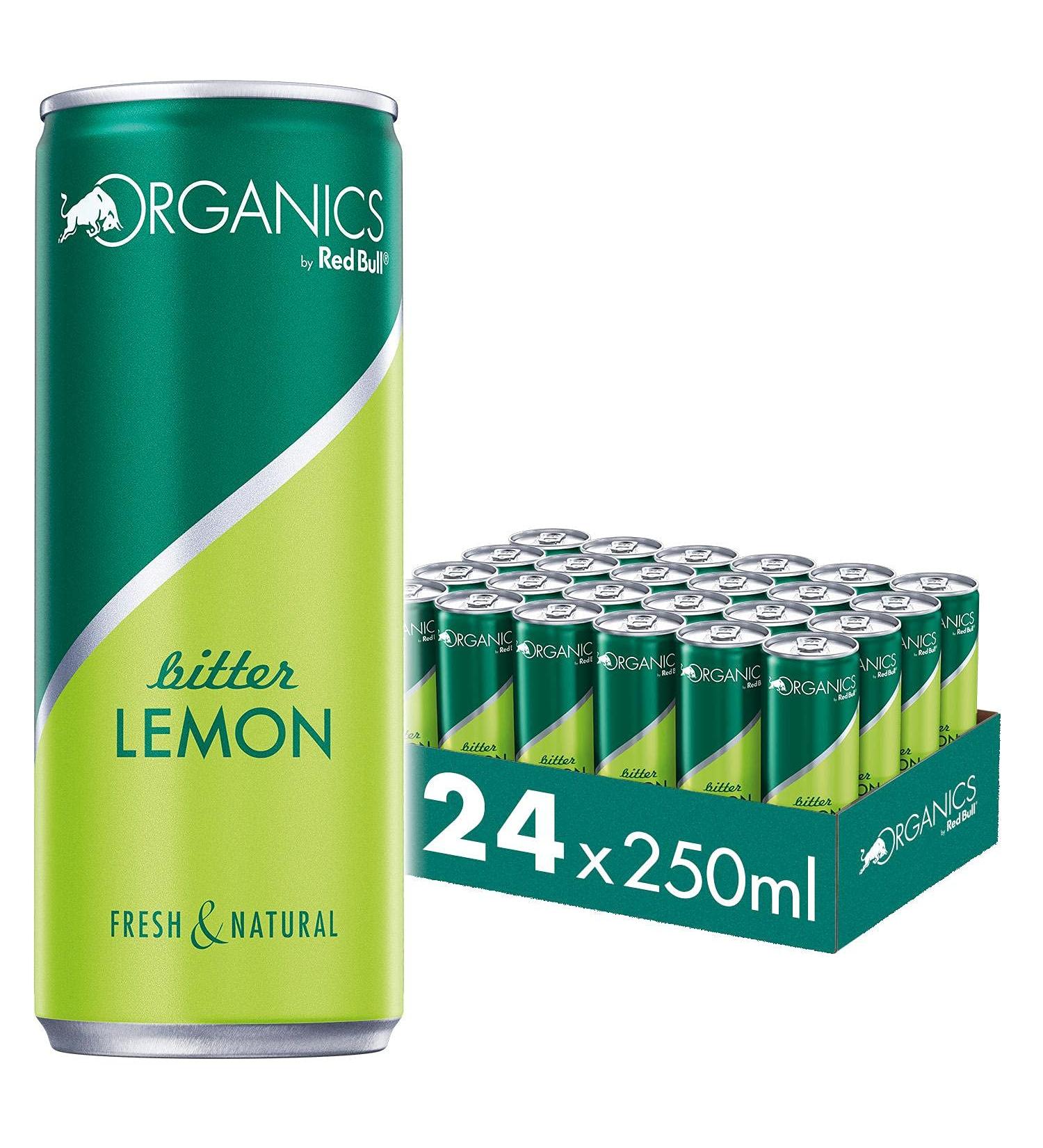 Buy Red Bull Organics Bitter Lemon 24-Pack - 250ml Organic Cans International Shipping Available - Buy Online on GoSupps.com
