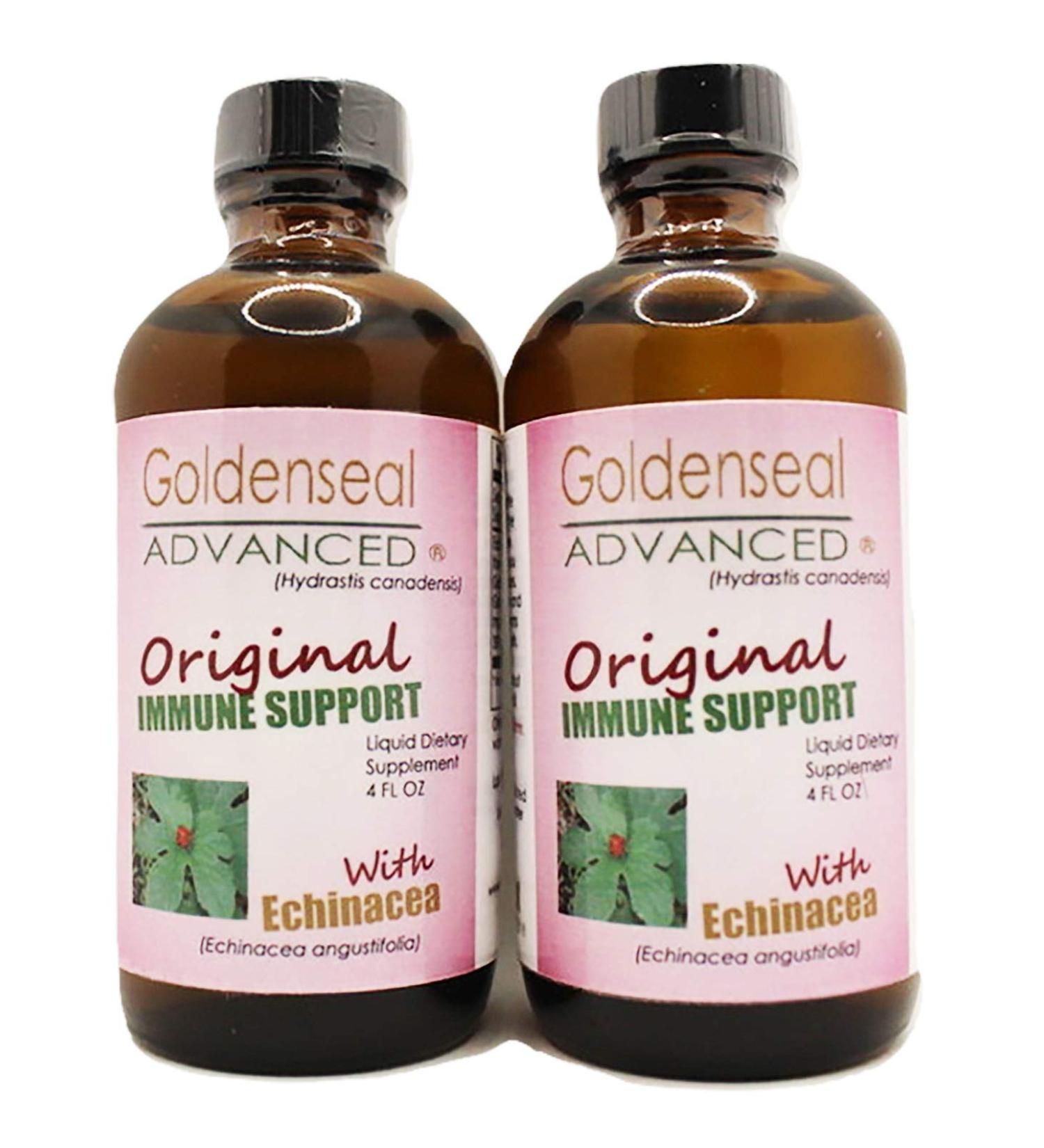 Goldenseal-Echinacea Immune Support 4 oz. | Hydrastis Canadensis-Echinacea angustifolia | Farm Direct |Pack of 2