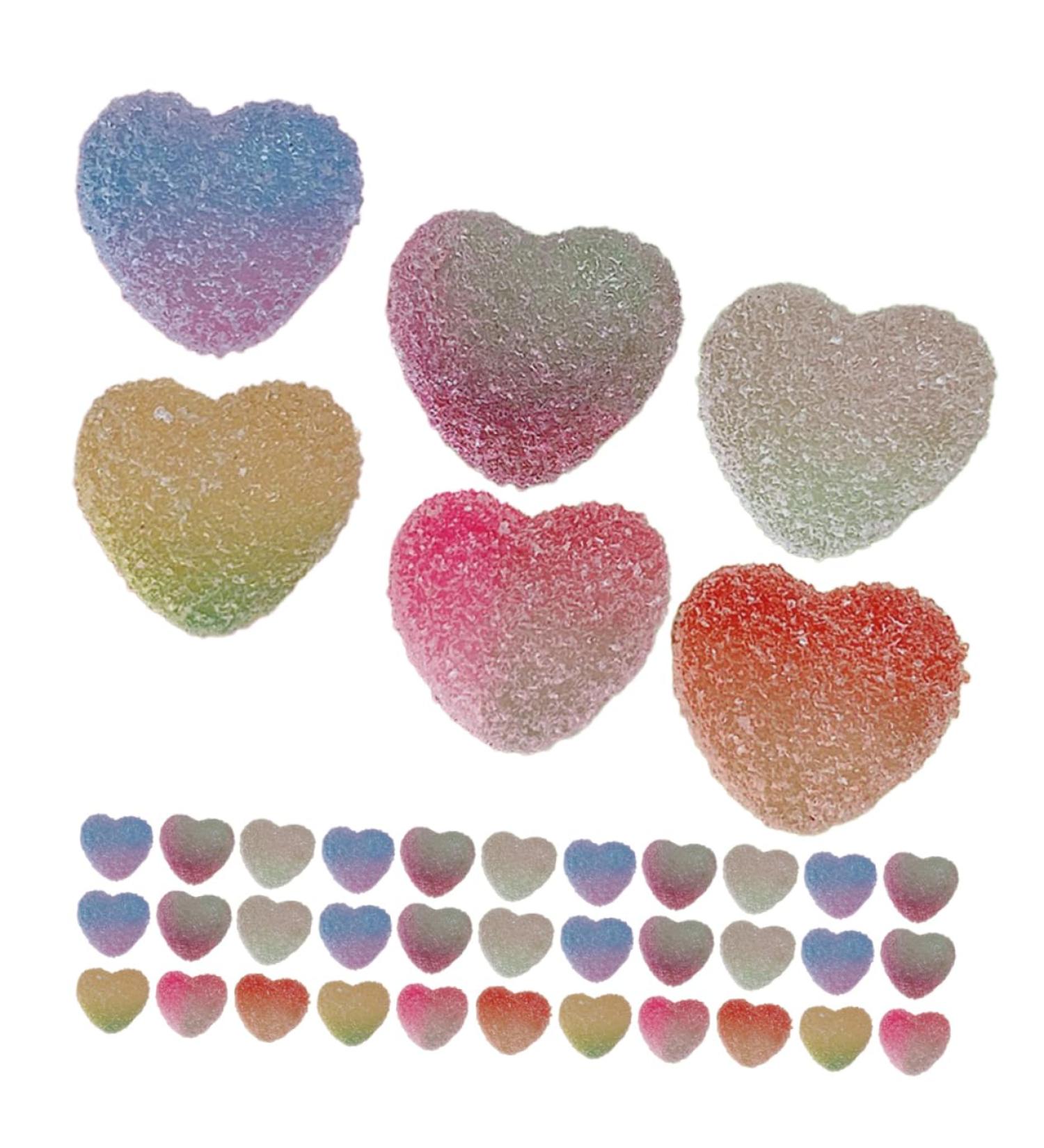 Abaodam 50pcs Simulation Gummies Candies Models Candy Decorations Resin Taste - Buy Online on GoSupps.com