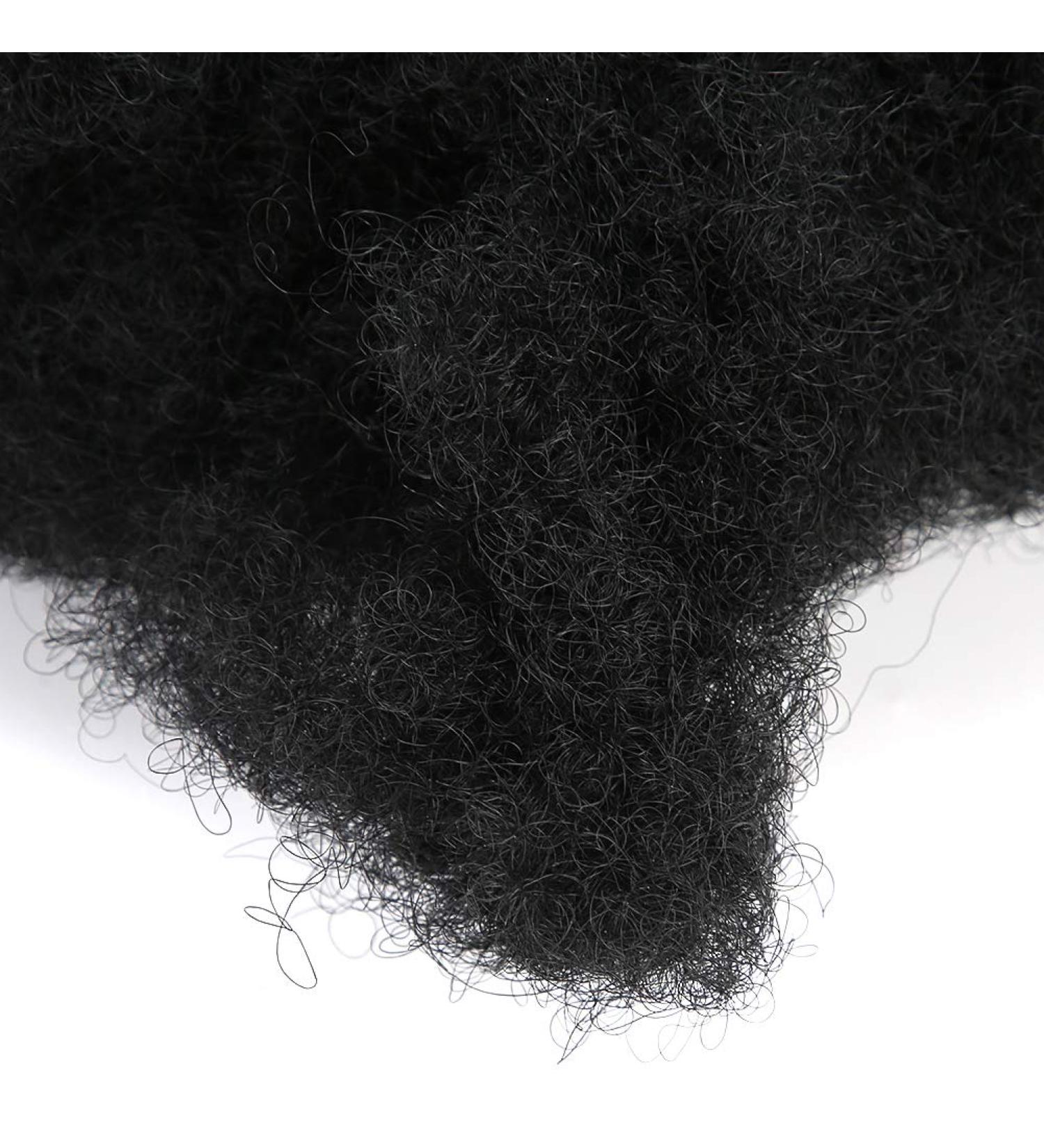 Fake Hair Afro Bun Puff Hair Extension Hairpieces Hair Accessory Temporary Wigs Personalized Hair For Party Cosplay Exercise Hair Salon - Buy Online on GoSupps.com