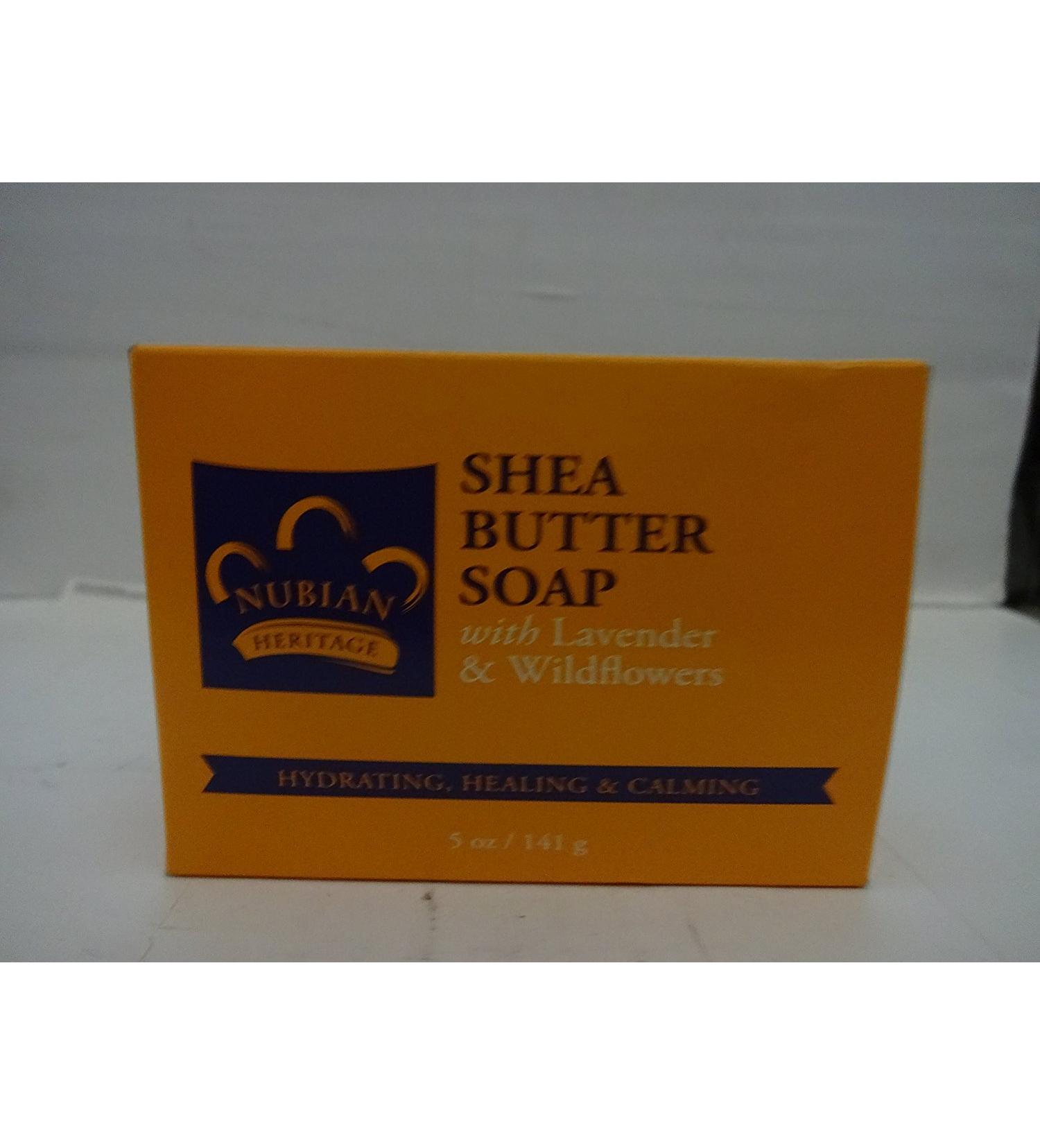Nubian Heritage Soap Bar Lvndr Wldflwrs (Pack of 6)