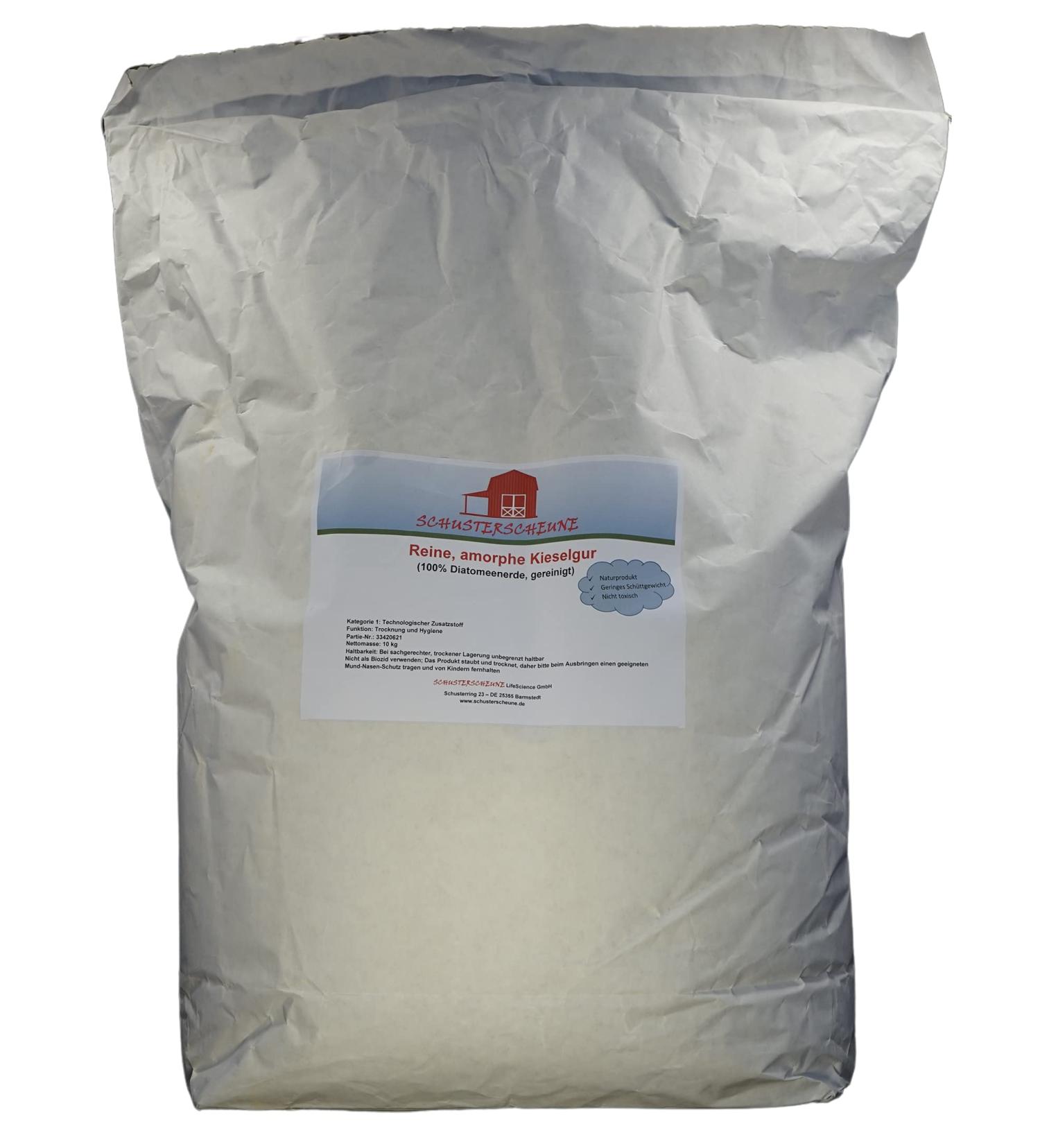 Schusterscheune Pure Diatomaceous Earth 10kg - Natural & Effective for Home & Garden | International Shipping Available - Buy Online on GoSupps.com
