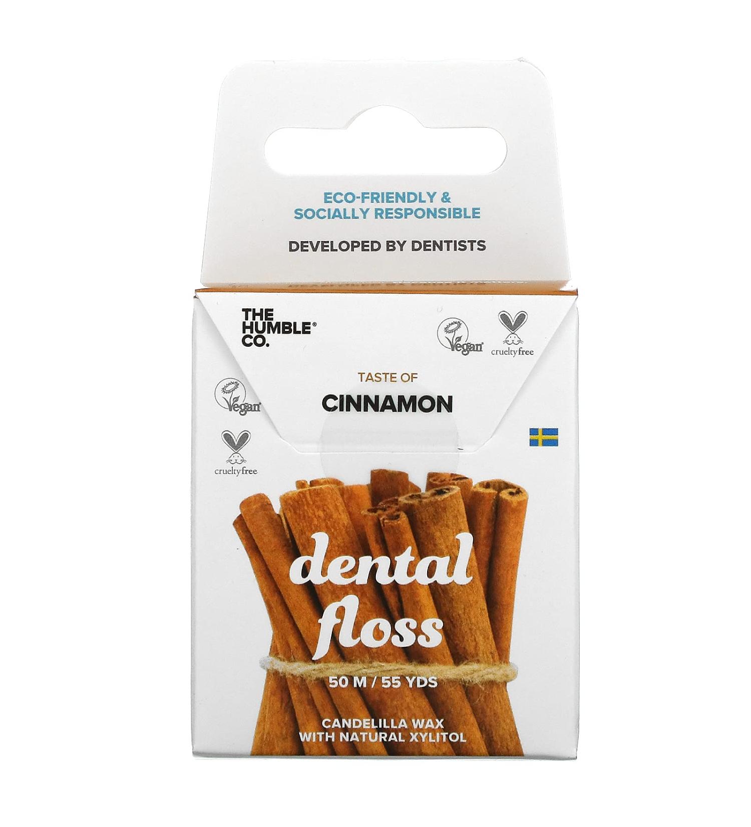 The Humble Co. dental floss cinnamon 50 m