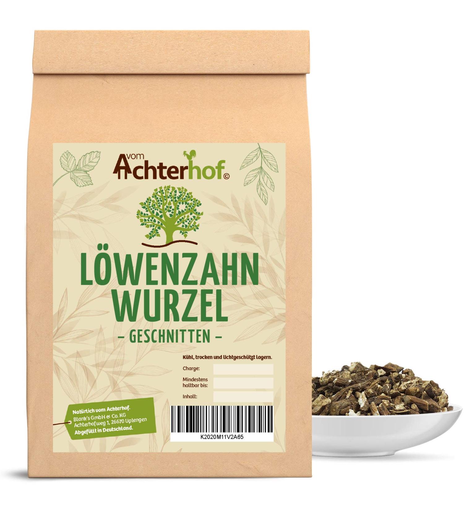 100g Dandelion Root Tea - Dried & Cut Herbal Tea | Premium Quality Dandelion Herbal Tea | International Shipping Available - Buy Online on GoSupps.com