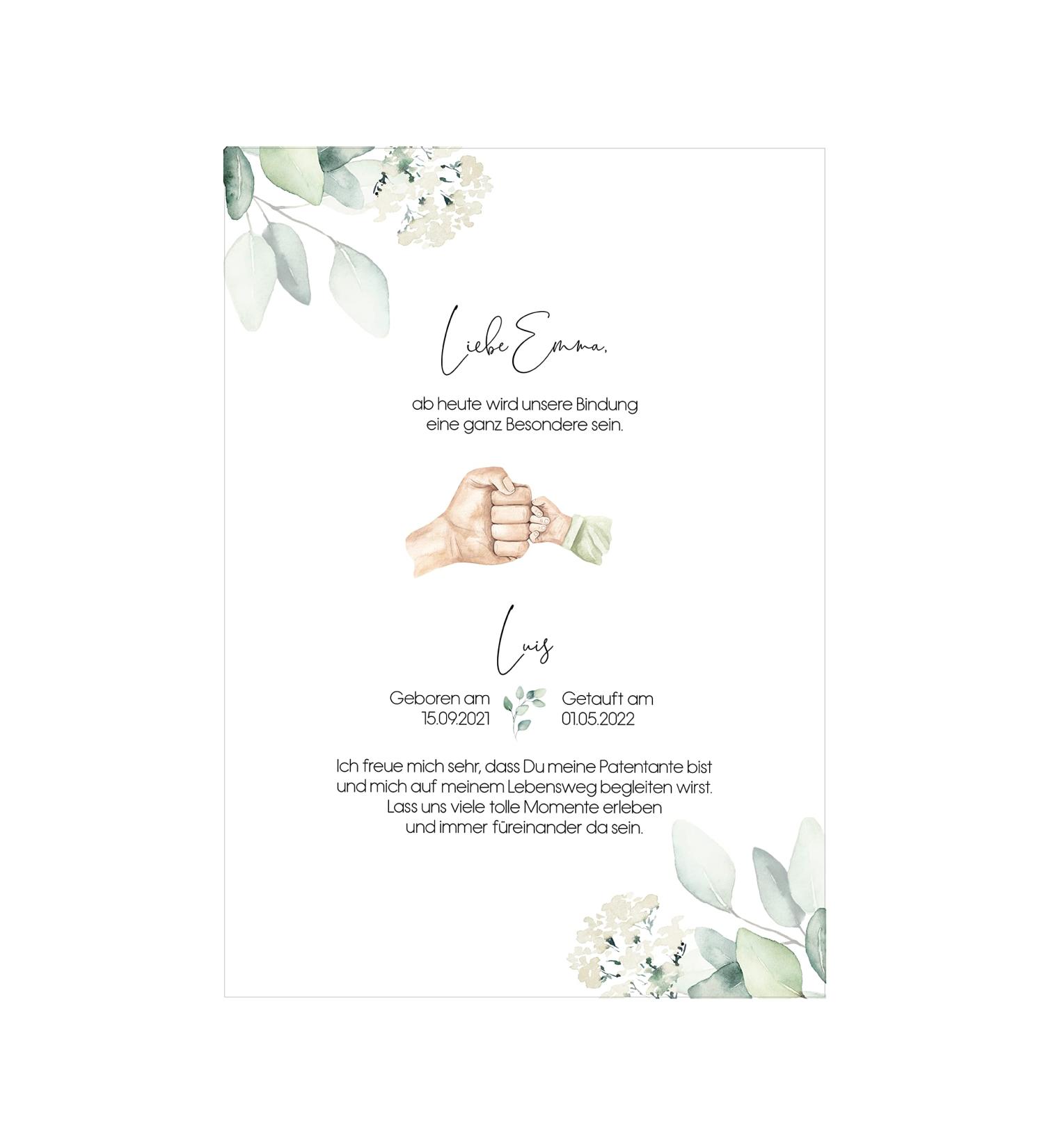 Godparent Letter for Baptism | Godmother & Godfather Certificate Gift - Buy Online on GoSupps.com