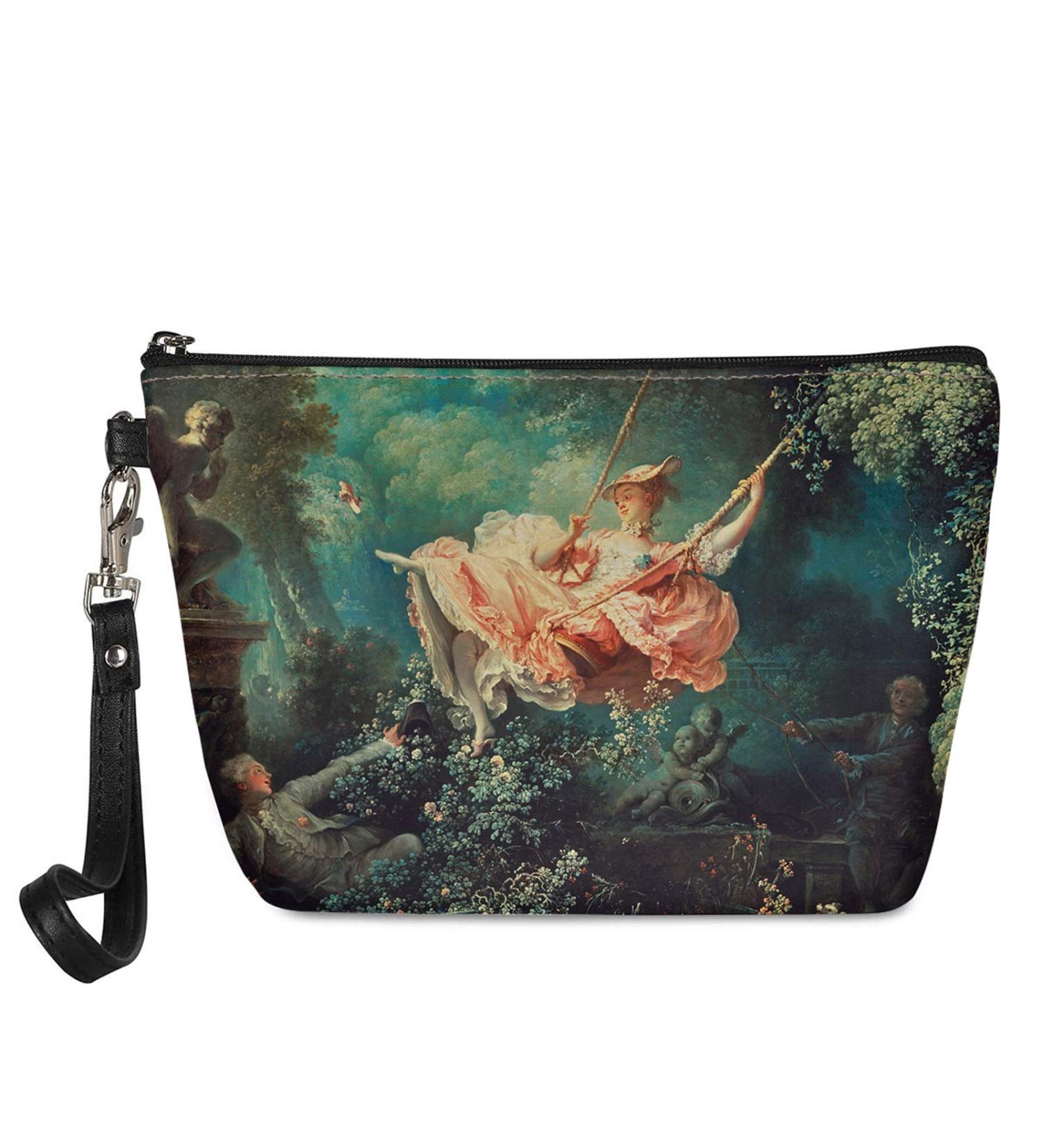 Seanative Classical Art Fragonard The Swing Cosmetics Pocket - Large Capacity Makeup Organizer Bag for Women - Buy Online on GoSupps.com