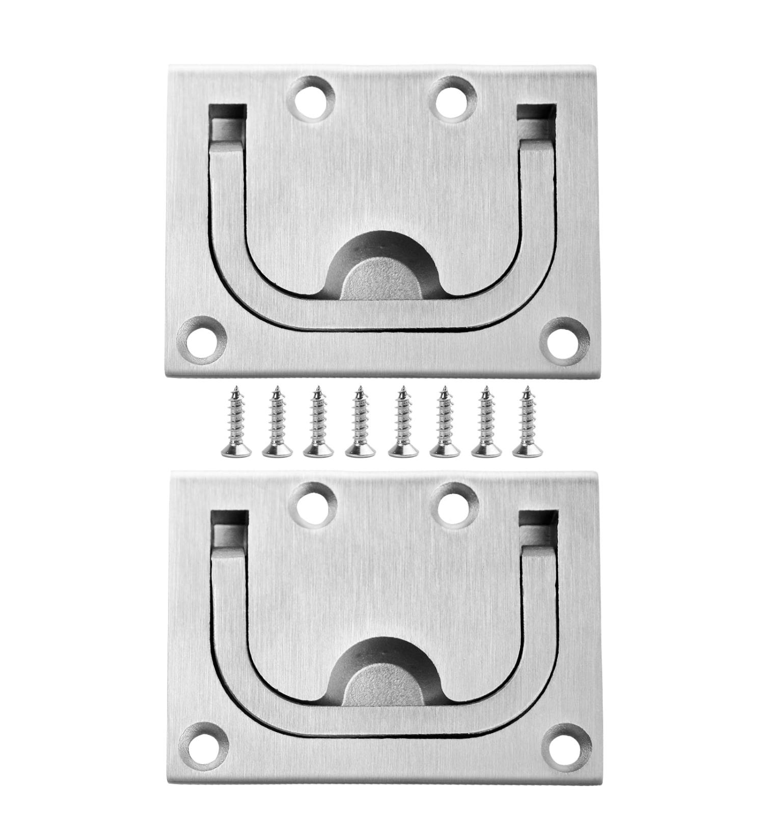 TEANTECH 316 Stainless Steel Hatch Pull Flush Lift Boat Ring Hatches Pull Handle - Set of 2 - Buy Online on GoSupps.com