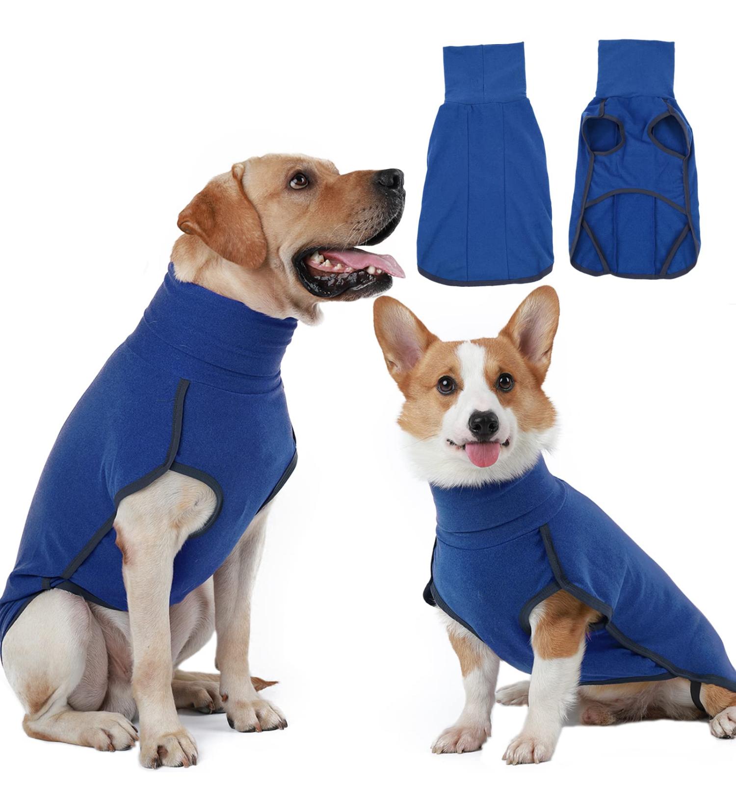 Buy Hjyokuso Warm & Lightweight Dog Sweater & Coat - Fleece Jacket for Small to XXL Dogs - Perfect for Winter & Outdoor Use - Blue - Buy Online on GoSupps.com