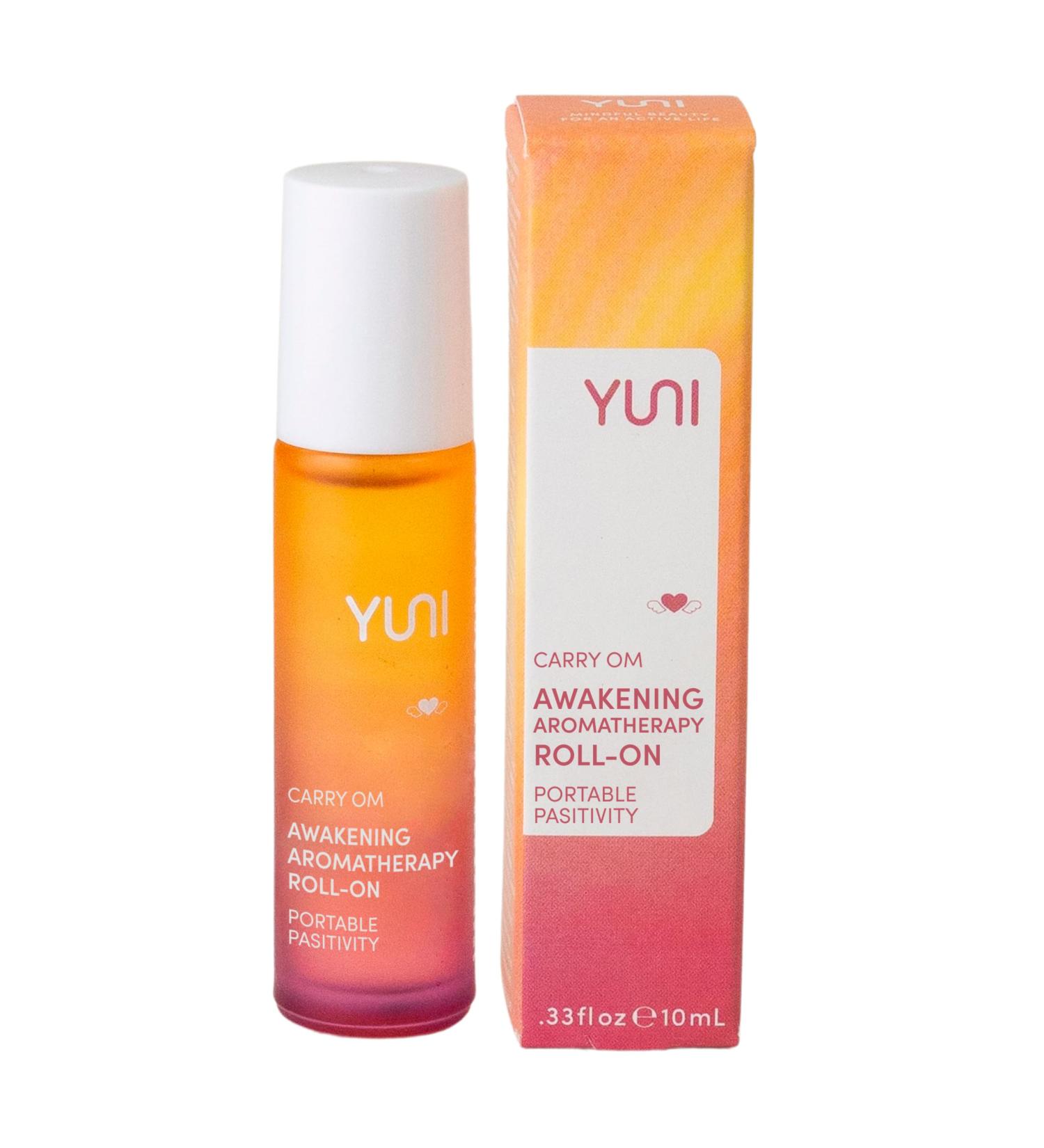 YUNI Beauty Essential Oil Roll On - Carry Om Stress-Relieving Aromatherapy | Natural Calming Perfume Alternative - Paraben-Free & Cruelty-Free - Buy Online on GoSupps.com