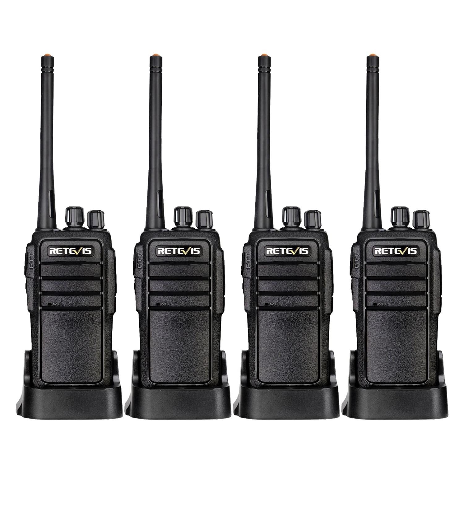 Retevis RT21 Walkie Talkies Case of 4 | Rechargeable 2-Way Radios for Adults | Long Range, 16 Channels, VOX | Emergency Communication for Families & Small Businesses - Buy Online on GoSupps.com