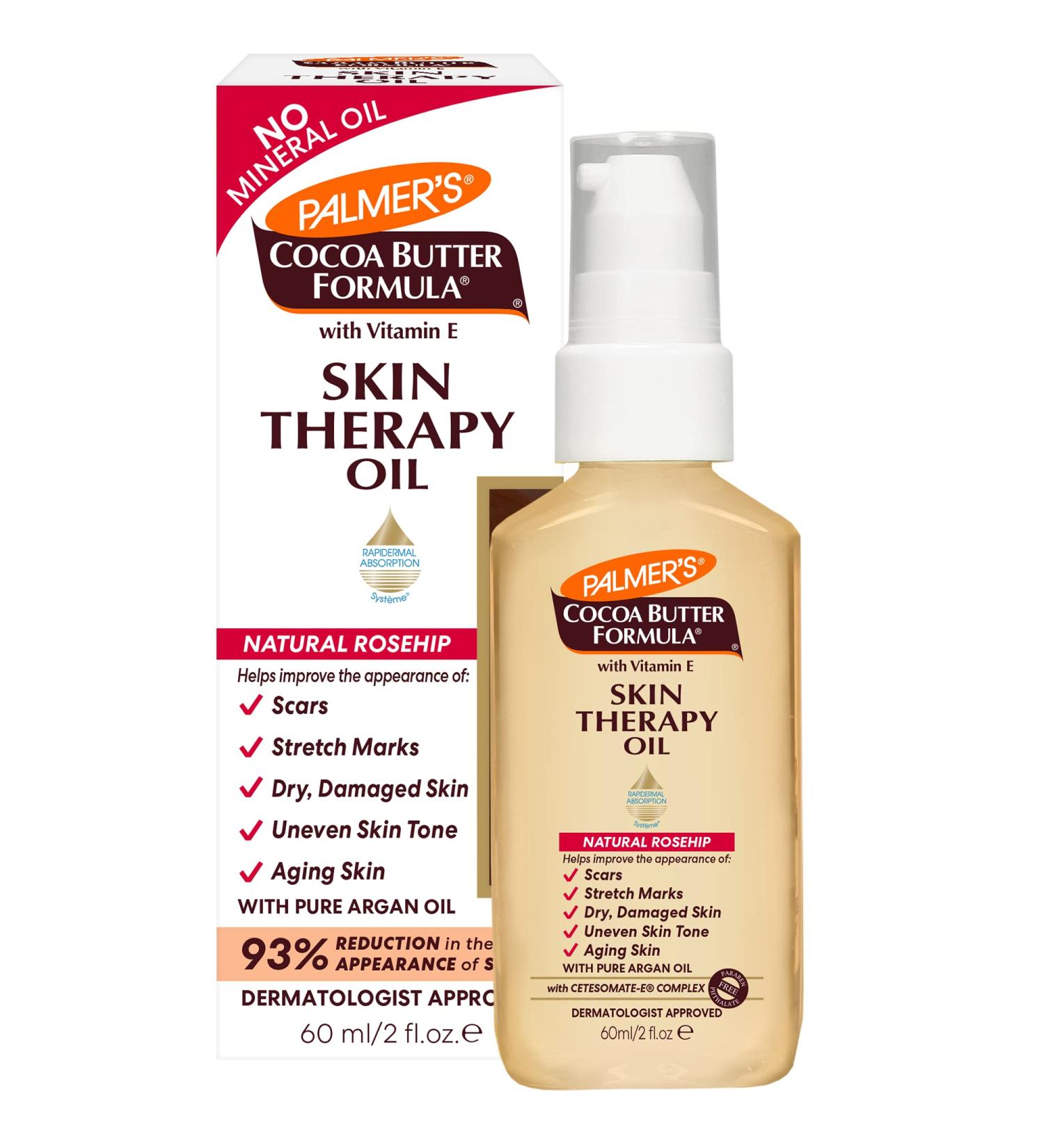 Palmers Cocoa Butter Body Oil with Vitamin E & Rosehip Fragrance - 2 oz - Buy Online on GoSupps.com