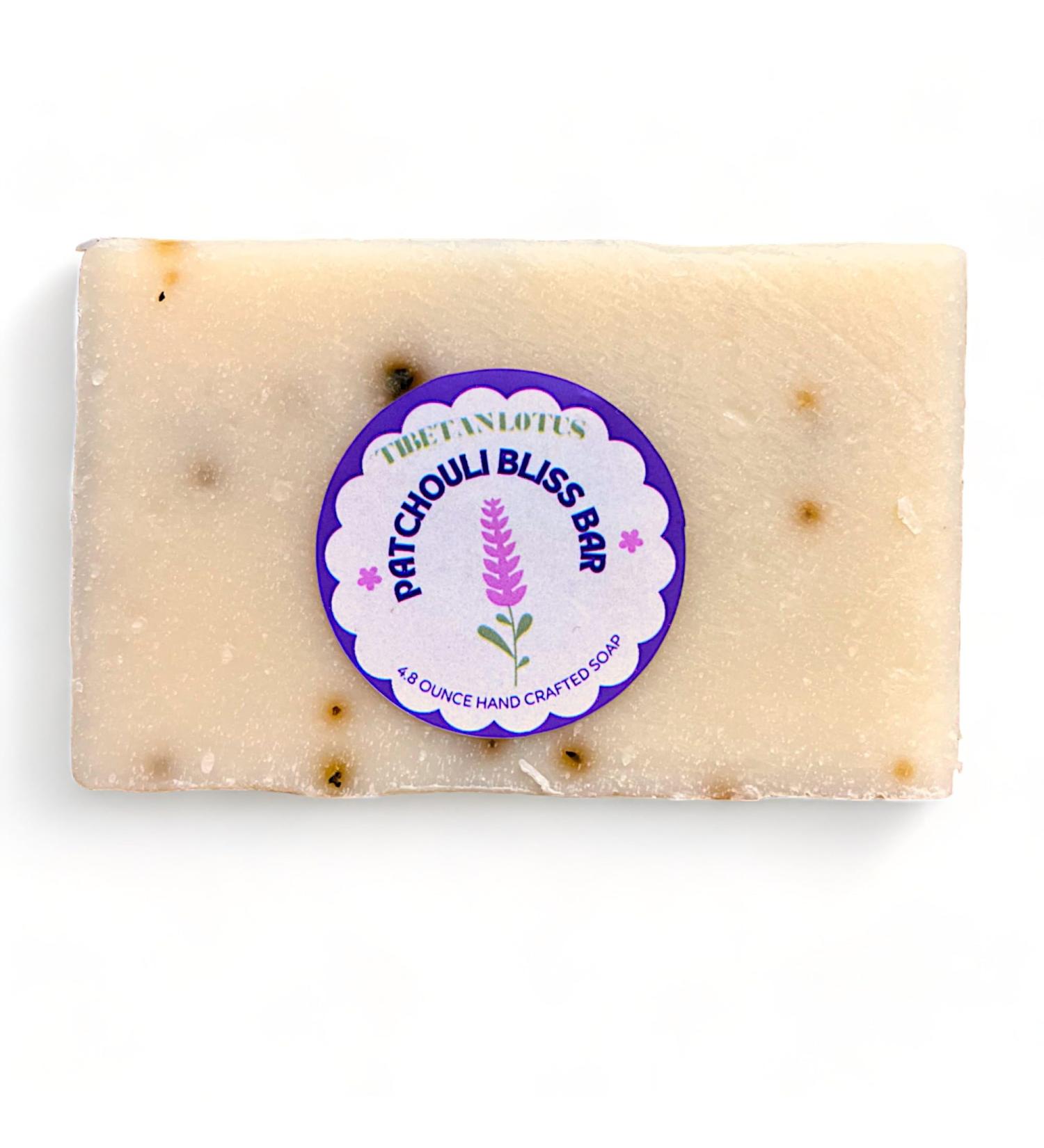 Patchouli Bliss Bar - 4.8 oz Handmade Cold Process Soap for Men Women & Children | USA Made - Buy Online on GoSupps.com