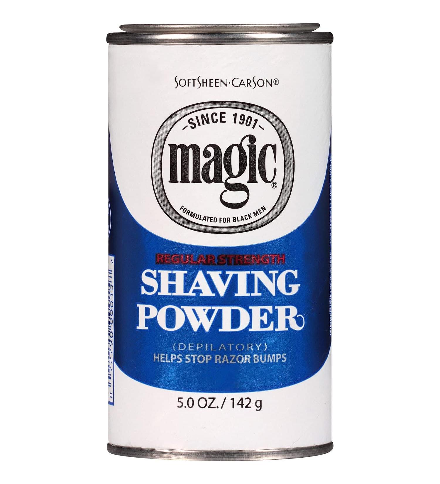 Magic Shaving Powder Regular Strength 5 Oz. (Pack of 2) by Soft Sheen - Carson - Buy Online on GoSupps.com
