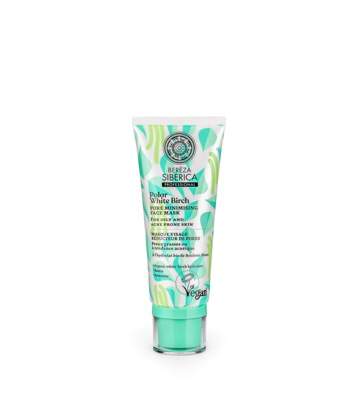Natura Siberica Polar White Birch Pore Minimizing Face Mask - Enhance Your Skin's Glow & Minimize Pores | International Shipping Available - Buy Online on GoSupps.com