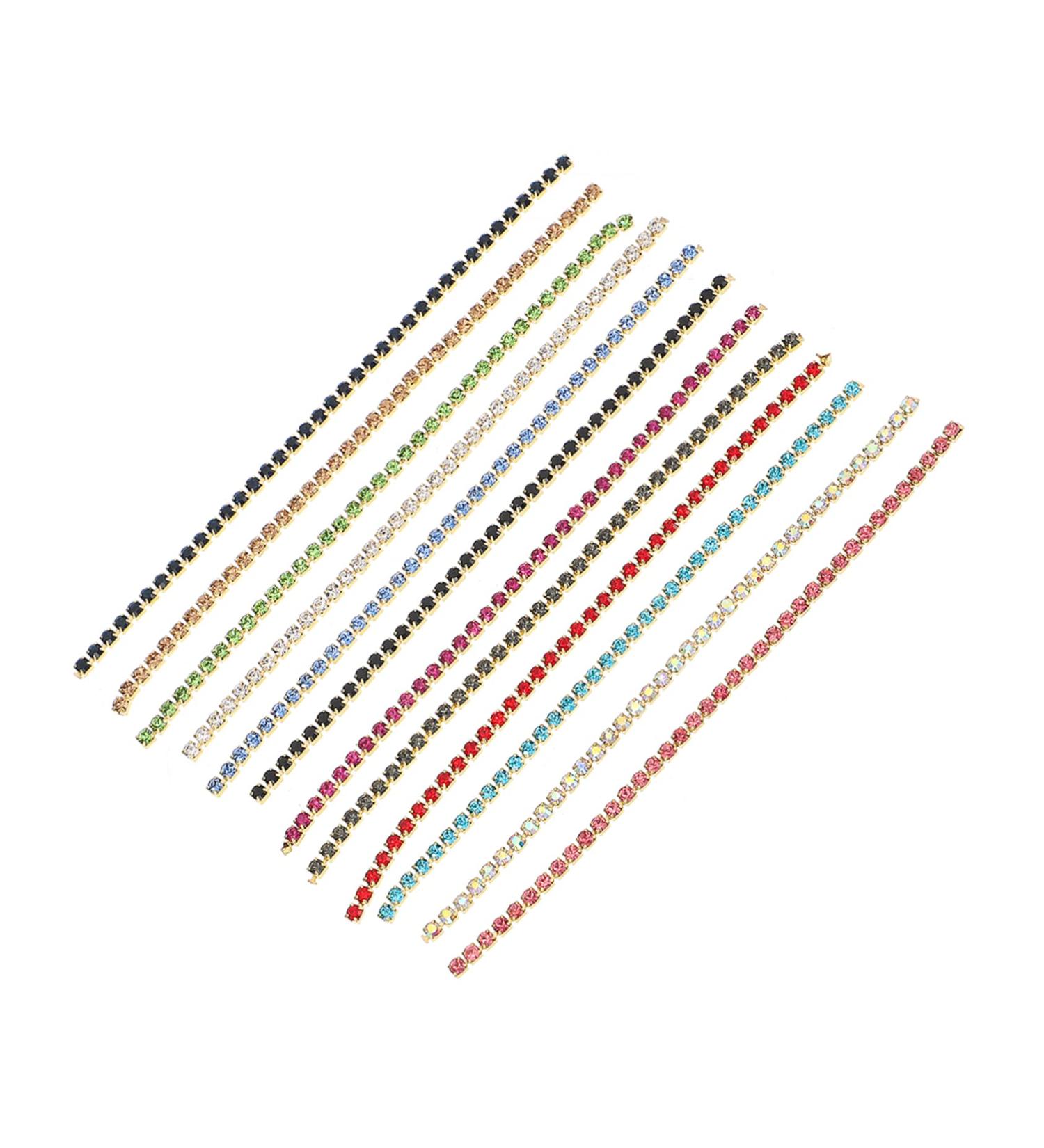 1 Box Nail Art Accessories Diy Nail Art Decorations Manicure Studs Manicures Ornament Nail Chain Decors Diy Manicure Chain Nail Decor The Chain Bead Chain Zinc Alloy - Buy Online on GoSupps.com