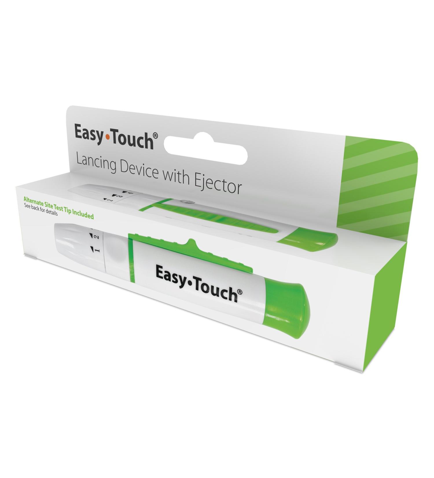 EasyTouch Lancing Device with Ejector - 1 per Box | Efficient Blood Glucose Testing - Buy Online on GoSupps.com