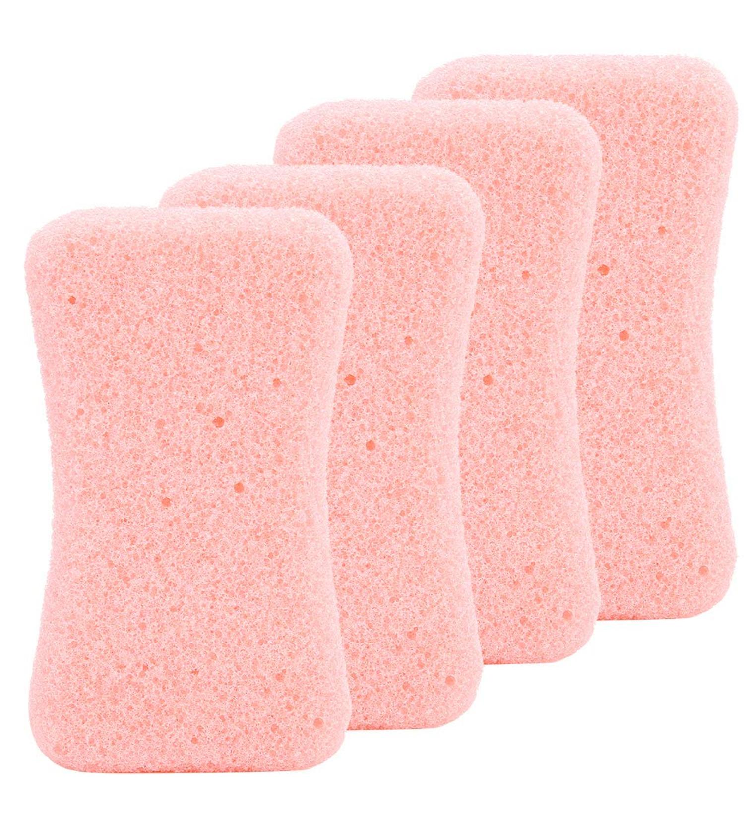 Feet Pumice Stone 4 Pack - Hard Skin Removal Scrubber for Smooth Soles - Callus Remover - Buy Online on GoSupps.com