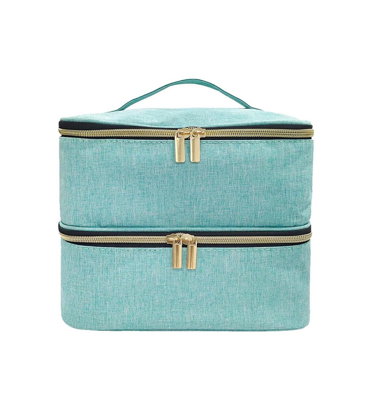 Dajidafu Durable and Hygienic Nail Polish Storage Bag for Safe and Convenient Storage Polyester 30 Grids Nail Polish Storage Bag Stone Green - Buy Online on GoSupps.com