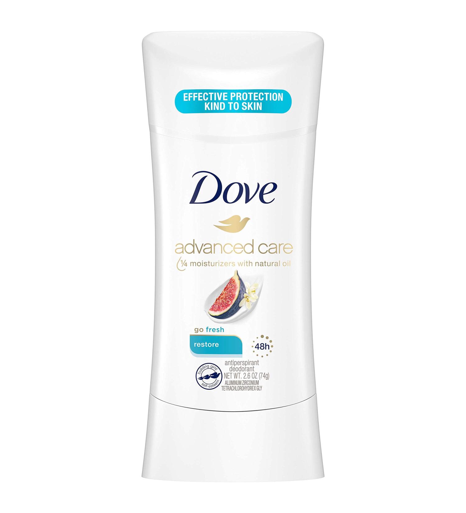 Dove Advanced Care Antiperspirant Restore 2.6 oz - Long-lasting Protection & Fresh Scent | International Shipping Available - Buy Online on GoSupps.com