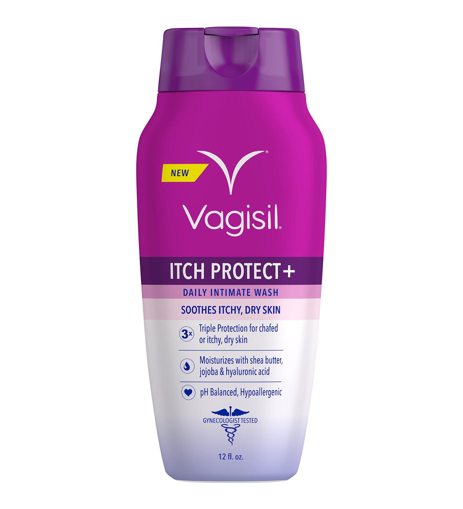 Vagisil Feminine Wash - Intimate Hygiene Relief for Itchy Skin pH Balanced & Gynecologist Tested 12oz - Buy Online on GoSupps.com