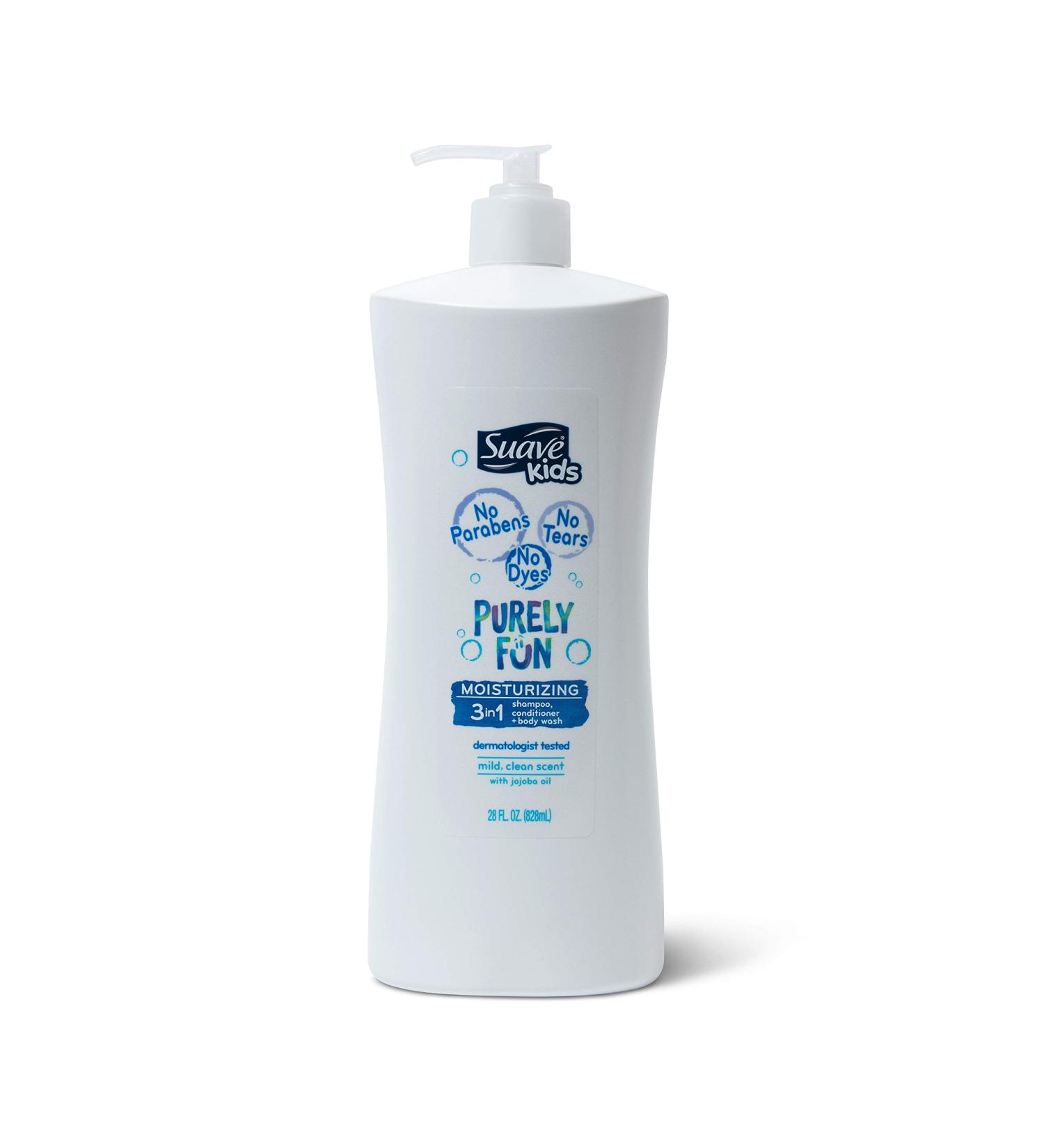 Suave Kids 3-in-1 Shampoo, Conditioner, and Body Wash - Purely Fun | 28 oz - Buy Online on GoSupps.com