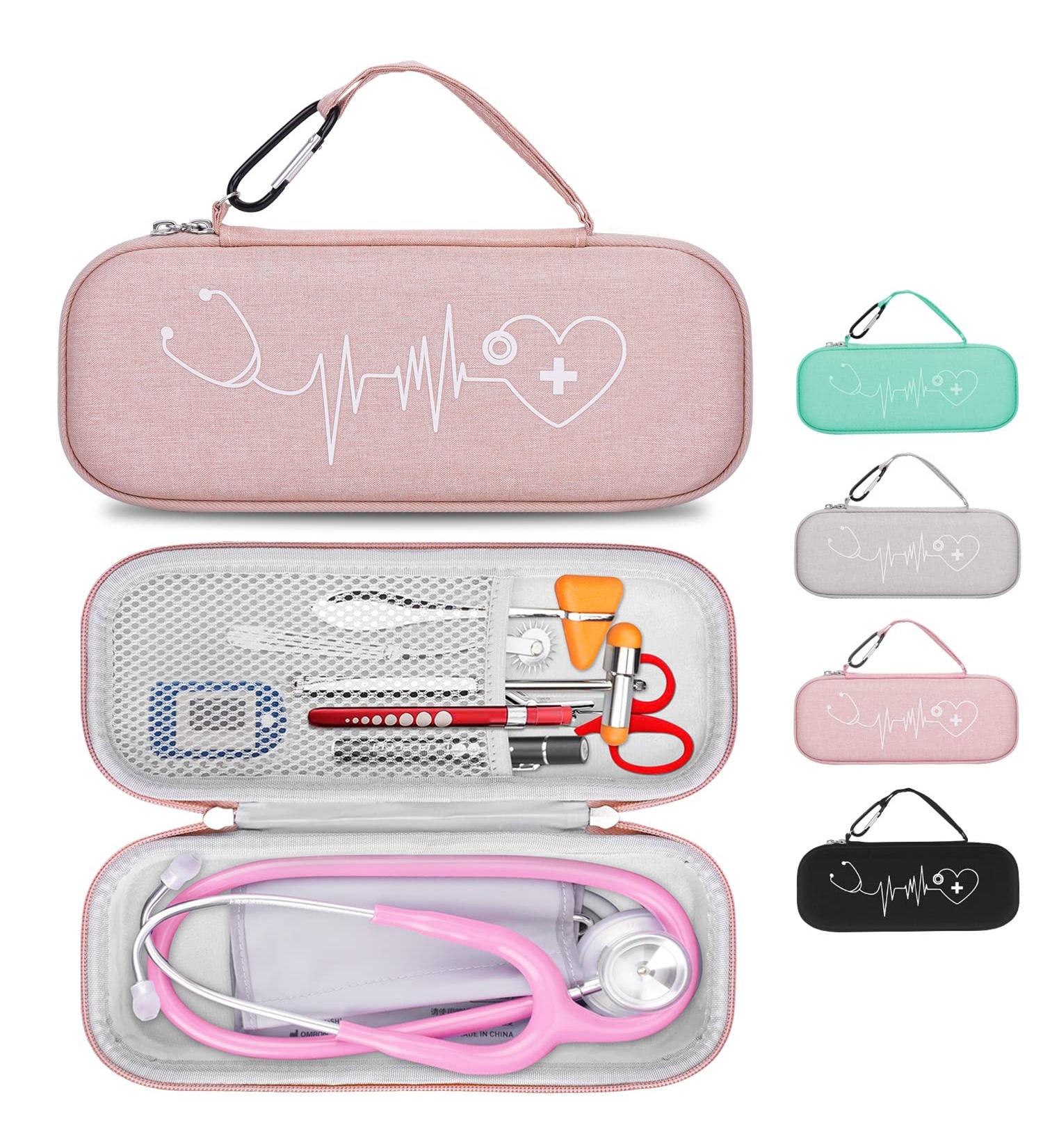 HESPLUS Stethoscope Case for 3M Littmann & MDF Stethoscopes - Pink (S) - Extra Room for Accessories - Buy Online on GoSupps.com
