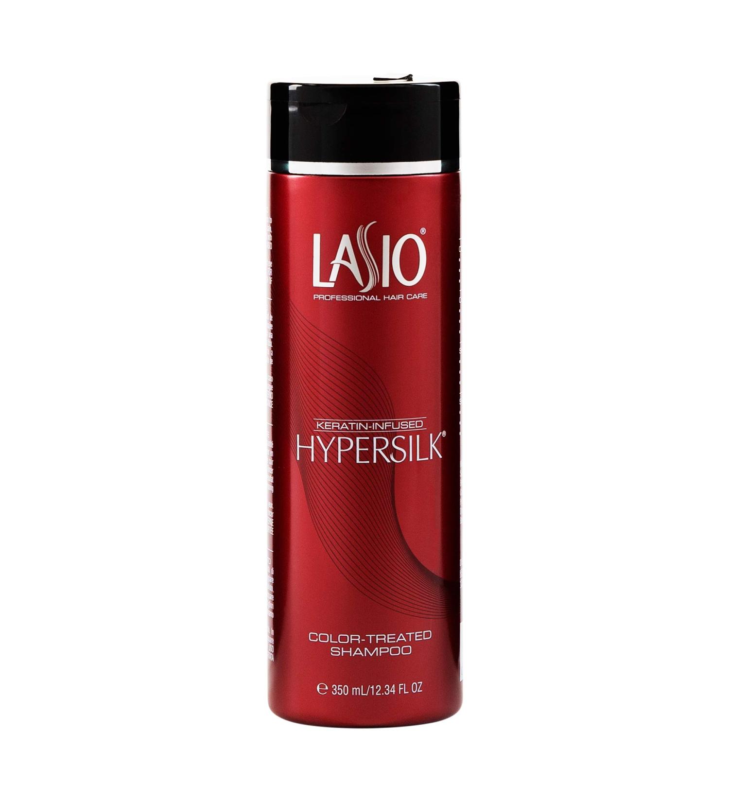 Lasio Keratin-Infused Hypersilk Color-Treated Shampoo 12.34 oz - Protect & Hydrate Color-Treated Hair - Buy Online on GoSupps.com