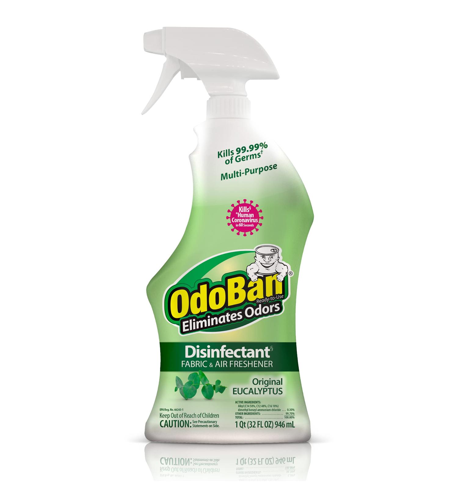 OdoBan 32 oz. Ready-to-Use Disinfectant & Odor Eliminator - Original Eucalyptus Scent - Buy Online on GoSupps.com
